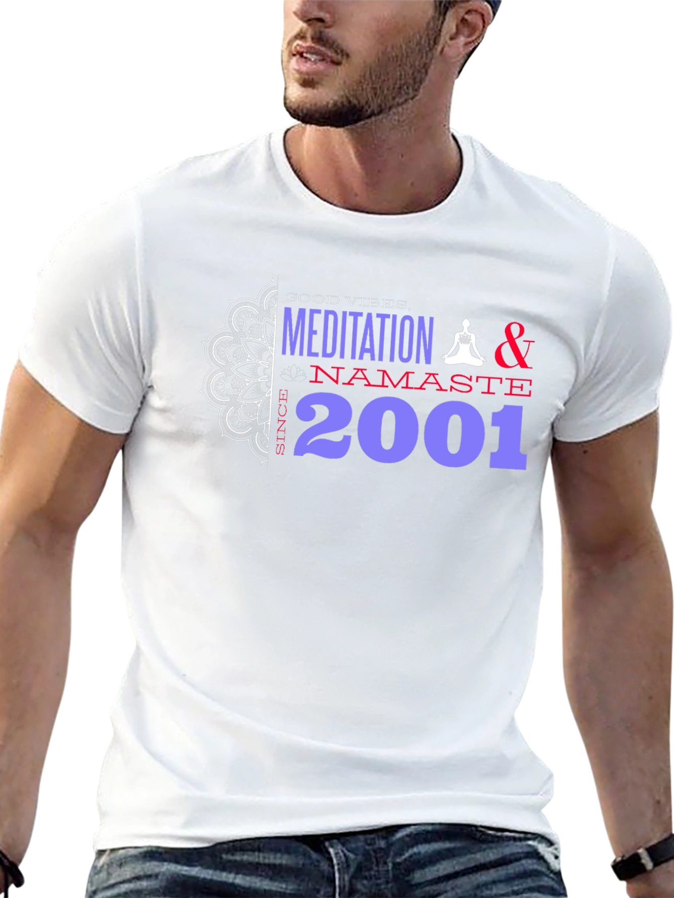 Meditation & Namaste Graphic Tee - Since 2001