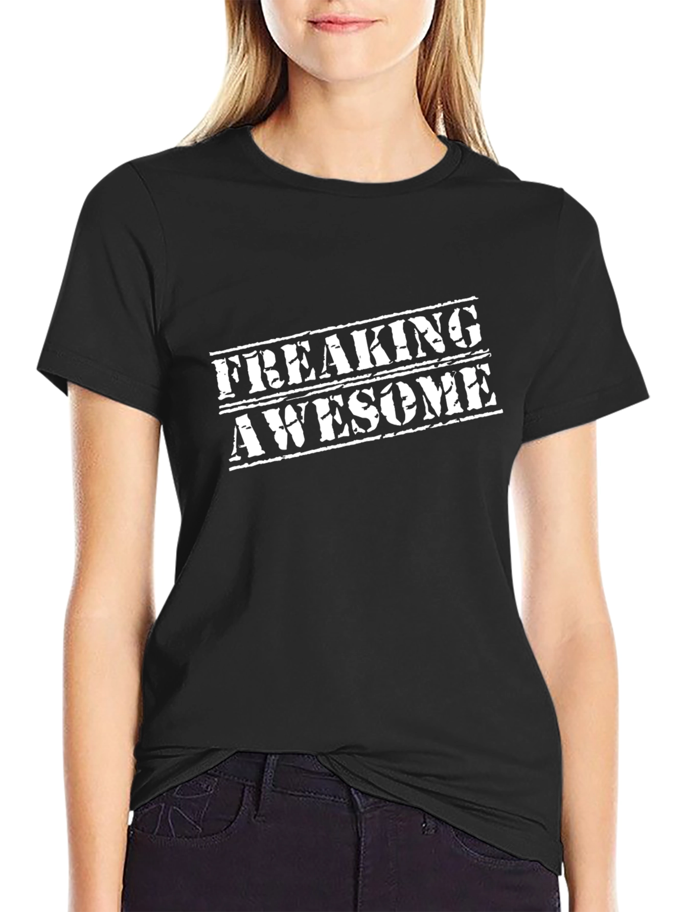 Freaking Awesome Graphic Tee - Black