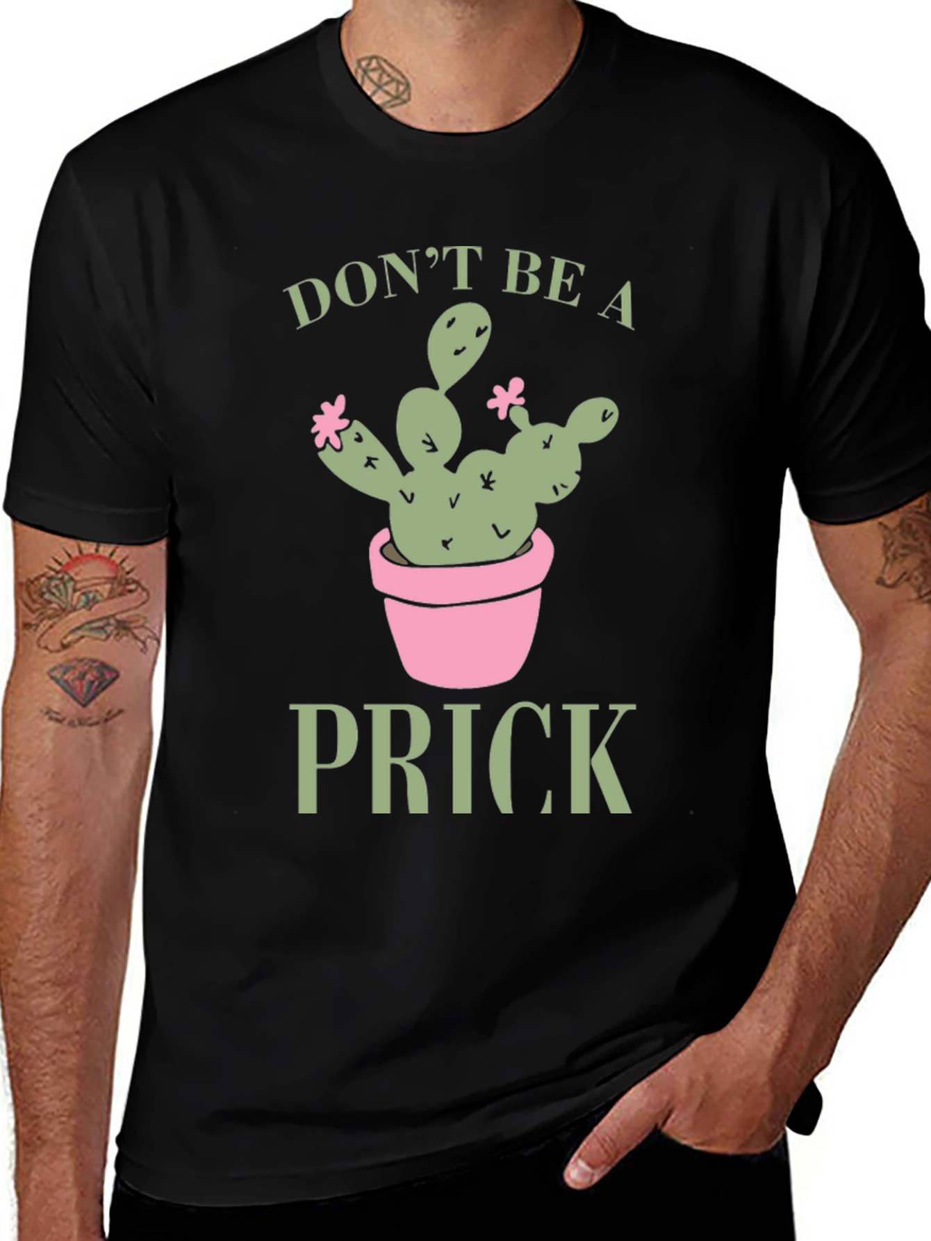Dont Be A Prick Cactus Graphic Tee