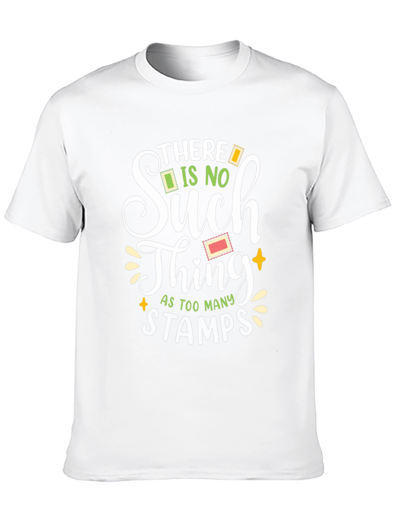 Stamp Lover T-Shirt - Too Many Stamps Graphic Tee