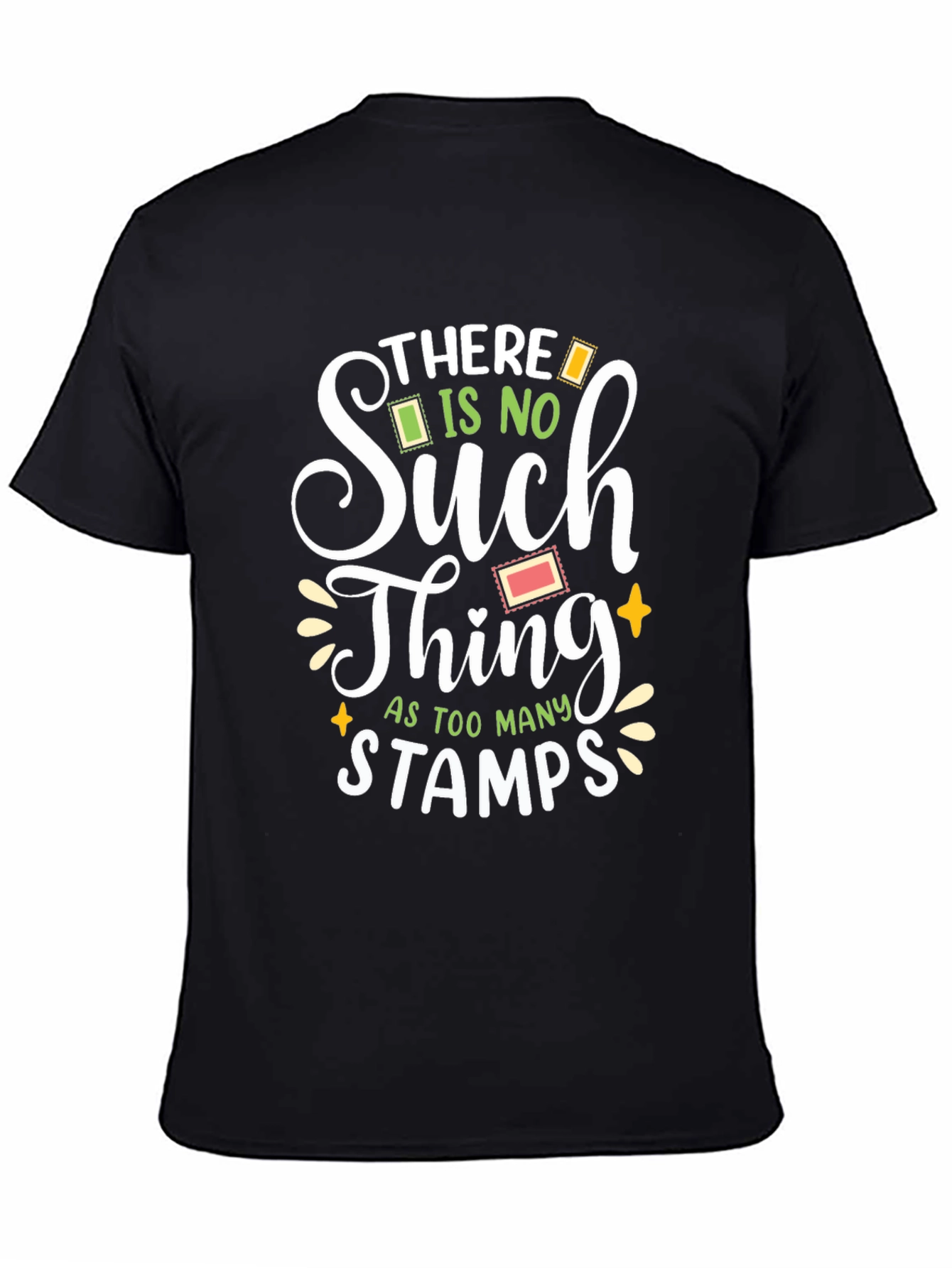 Stamp Lover T-Shirt - Too Many Stamps Graphic Tee