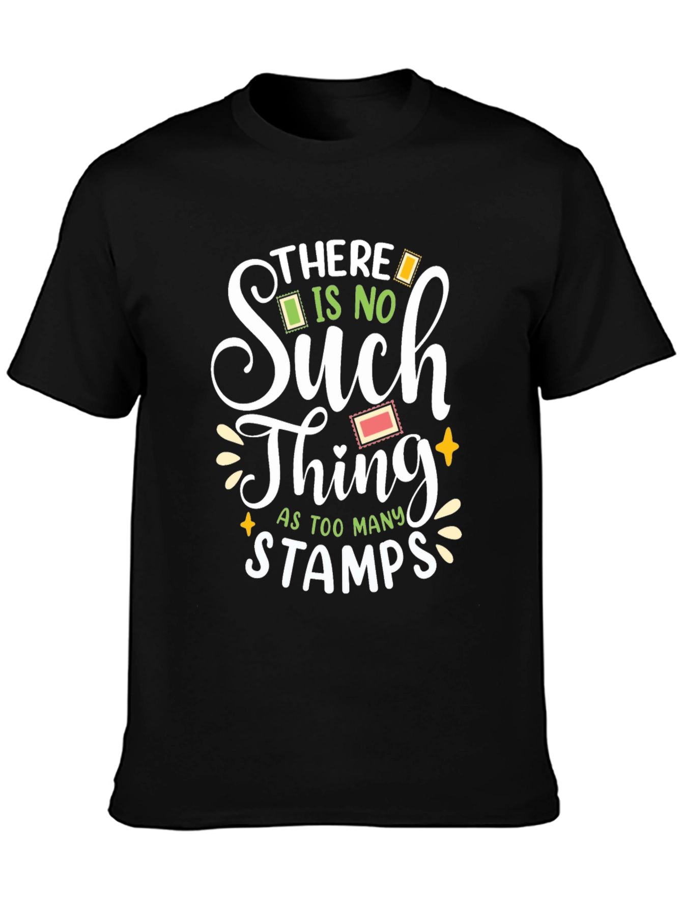 Stamp Lover T-Shirt - Too Many Stamps Graphic Tee