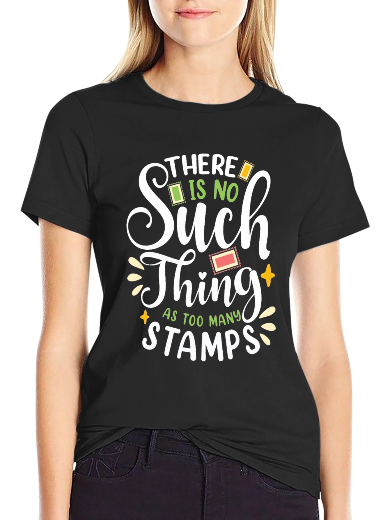 Stamp Lover T-Shirt - Too Many Stamps Graphic Tee