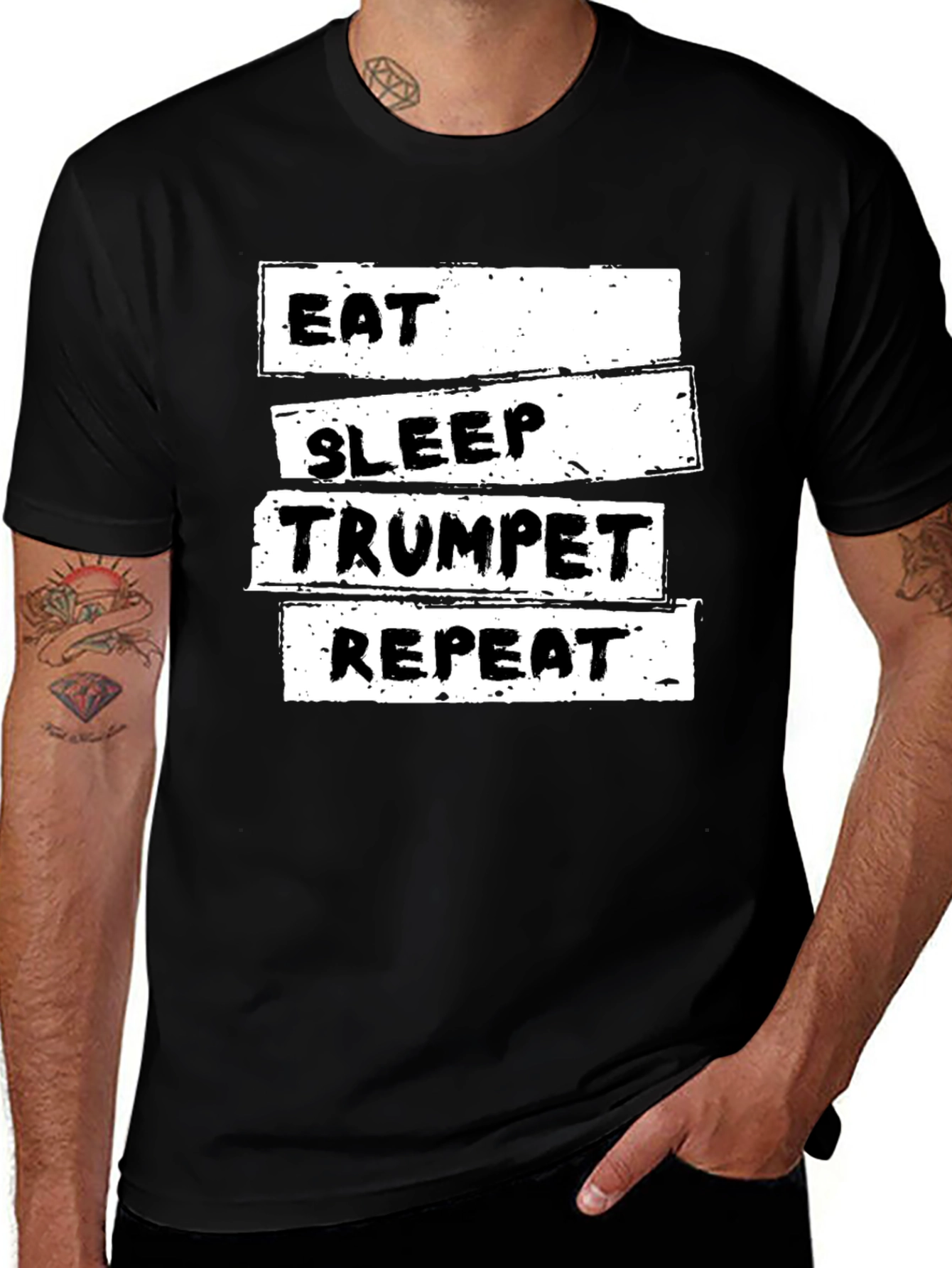 Eat Sleep Trumpet Repeat T-Shirt