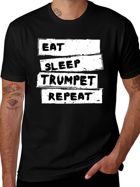 Eat Sleep Trumpet Repeat T-Shirt