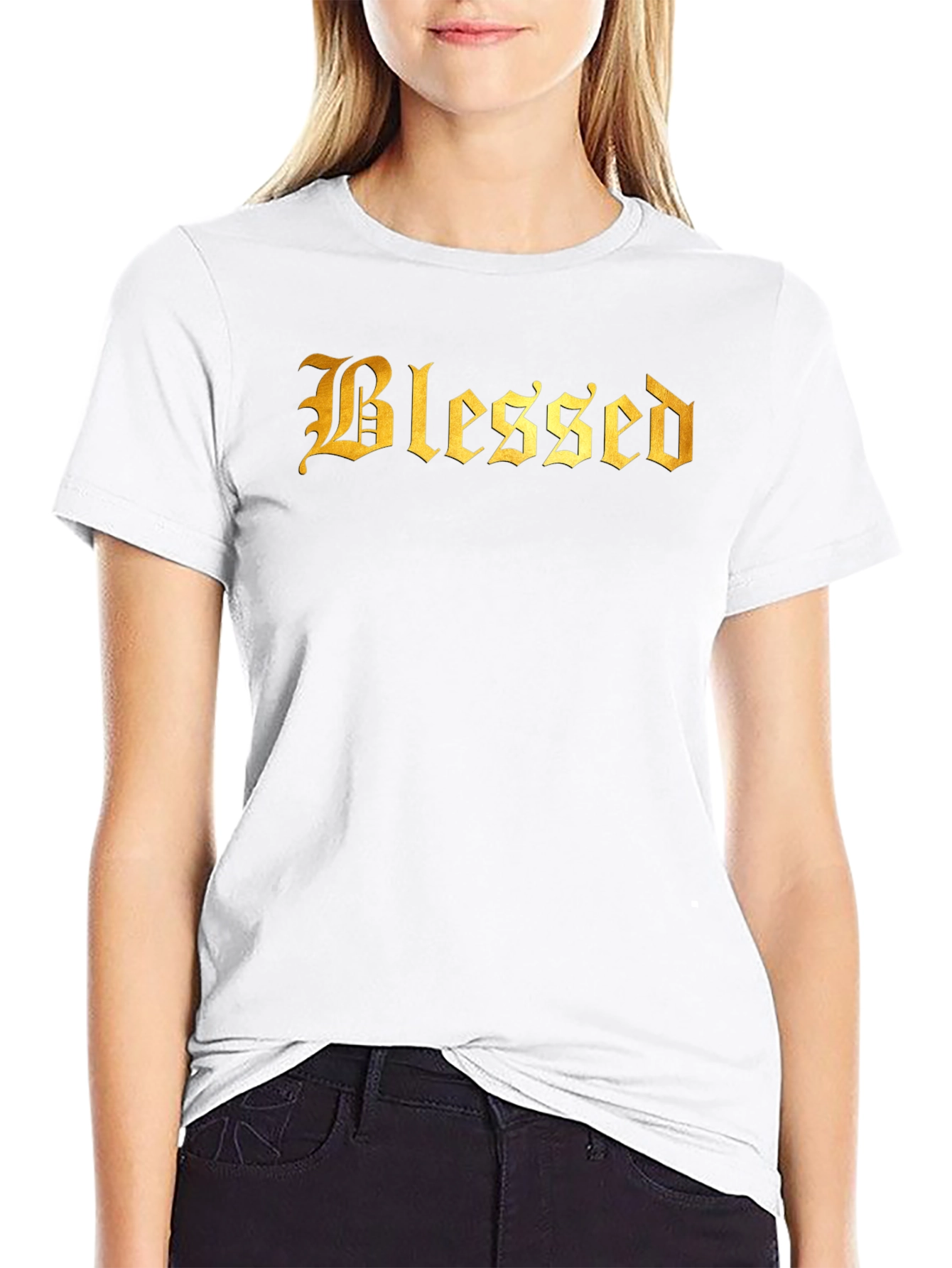 Blessed Graphic T-Shirt - Black