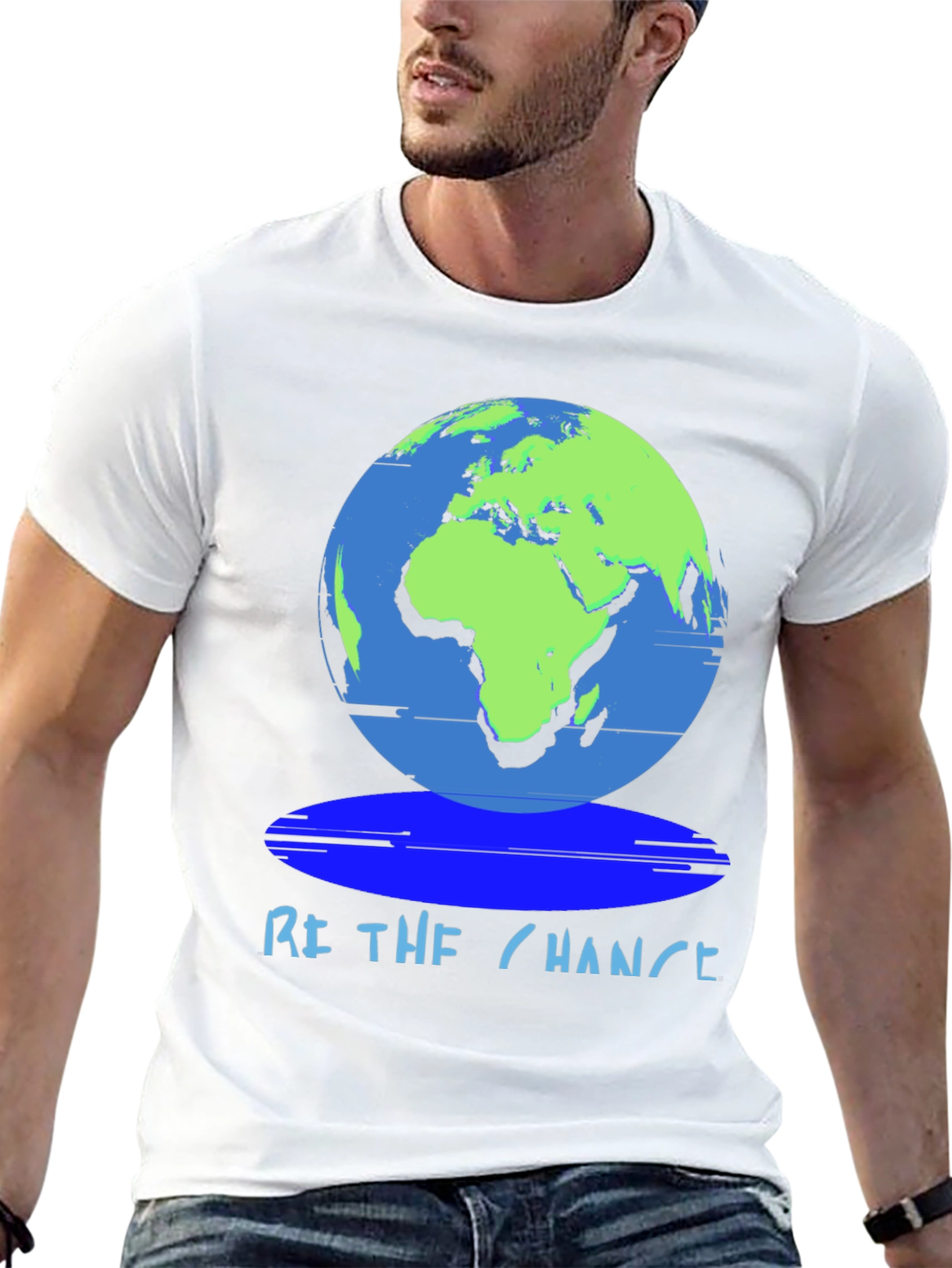 Be The Change Earth Graphic Tee