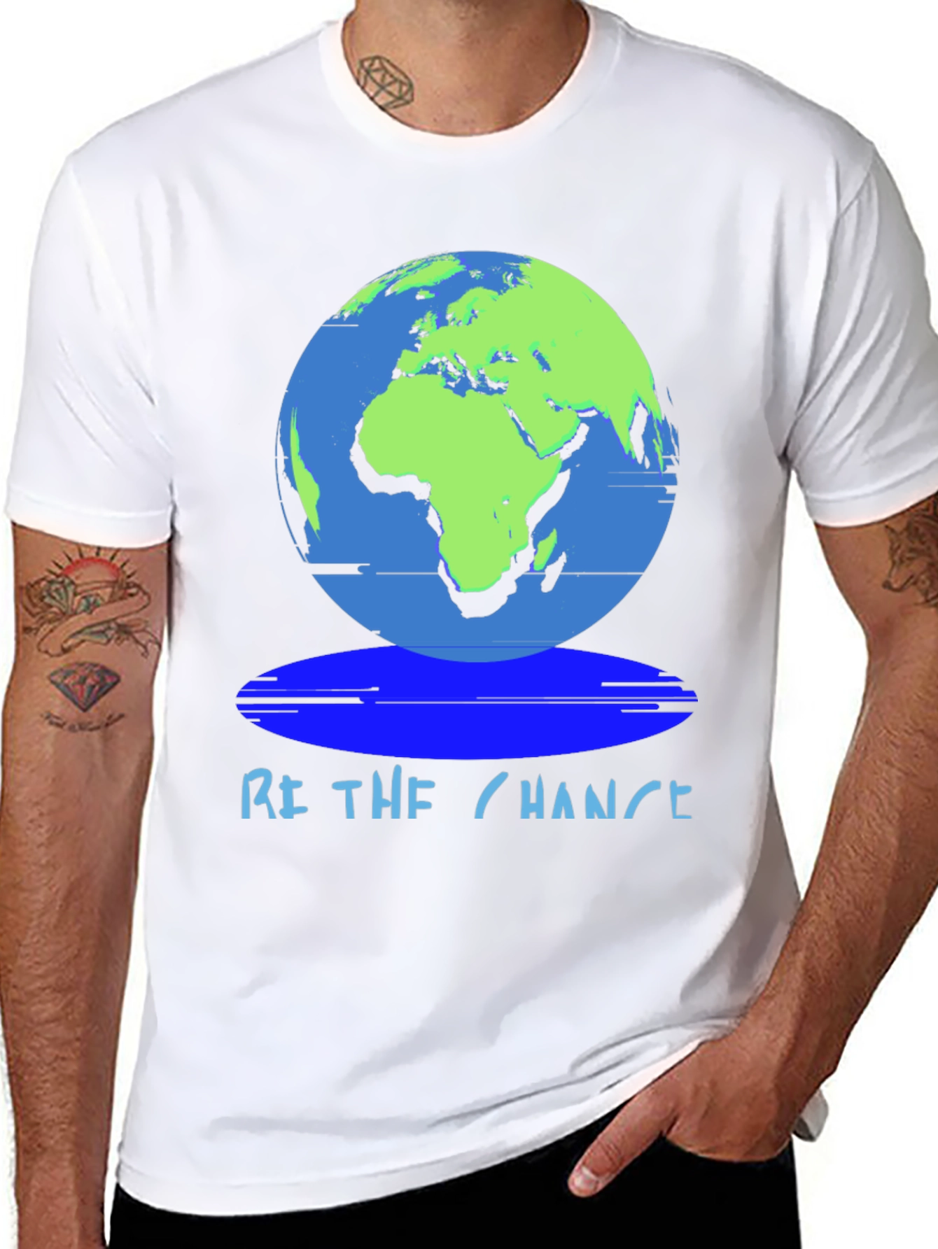 Be The Change Earth Graphic Tee