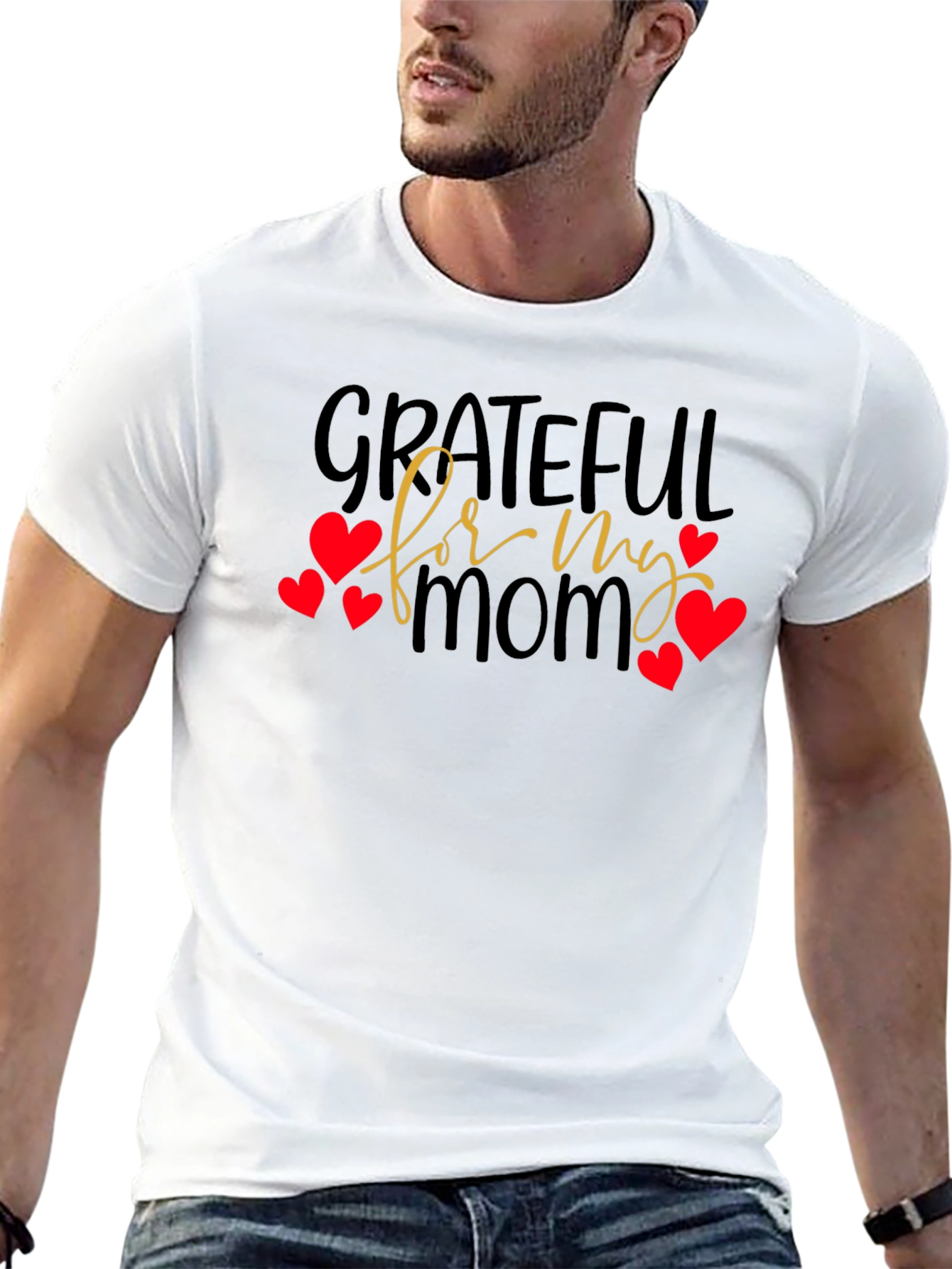 Grateful for My Mom Graphic T-Shirt