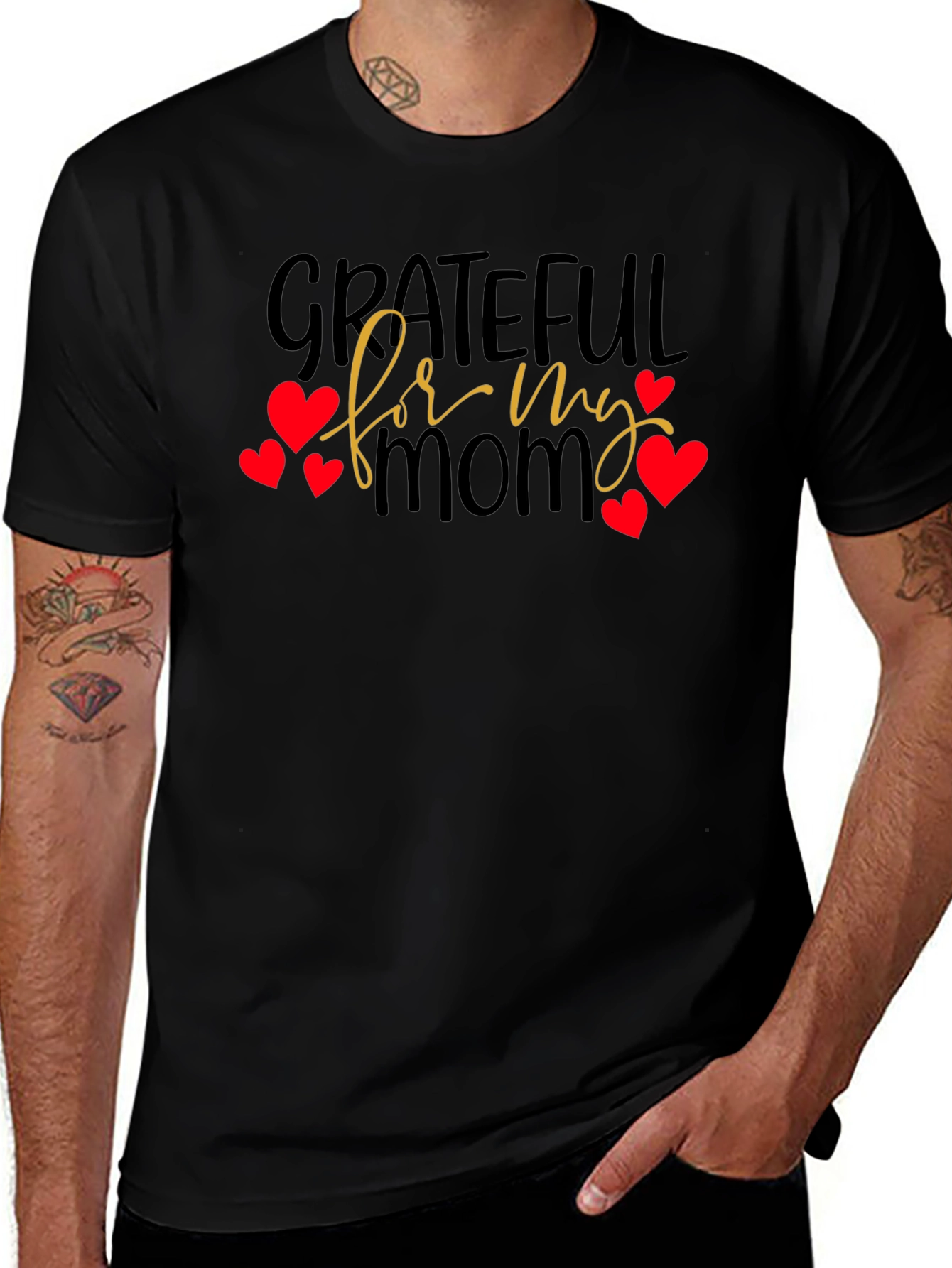 Grateful for My Mom Graphic T-Shirt