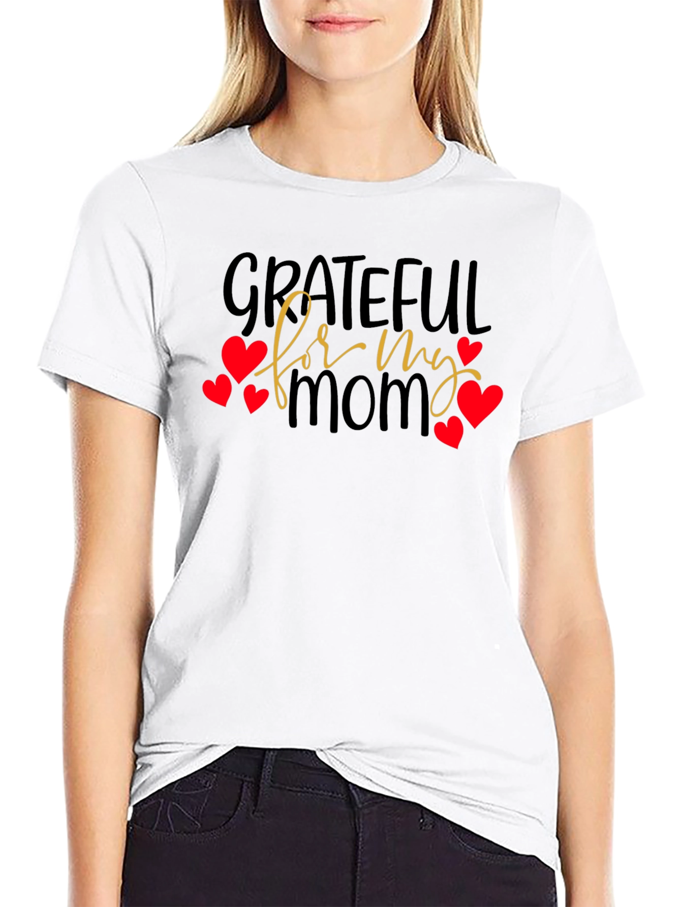 Grateful for My Mom Graphic T-Shirt