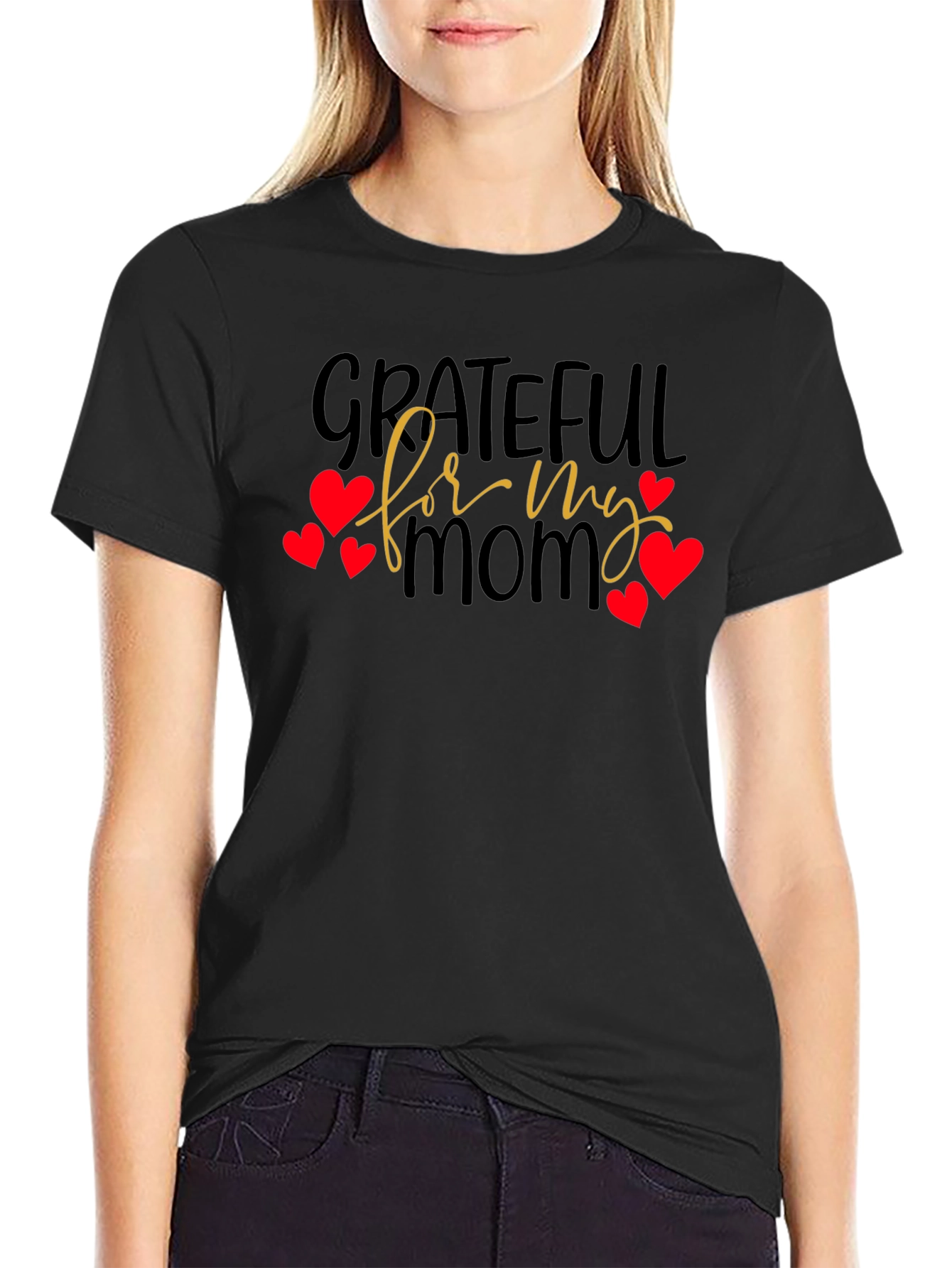 Grateful for My Mom Graphic T-Shirt
