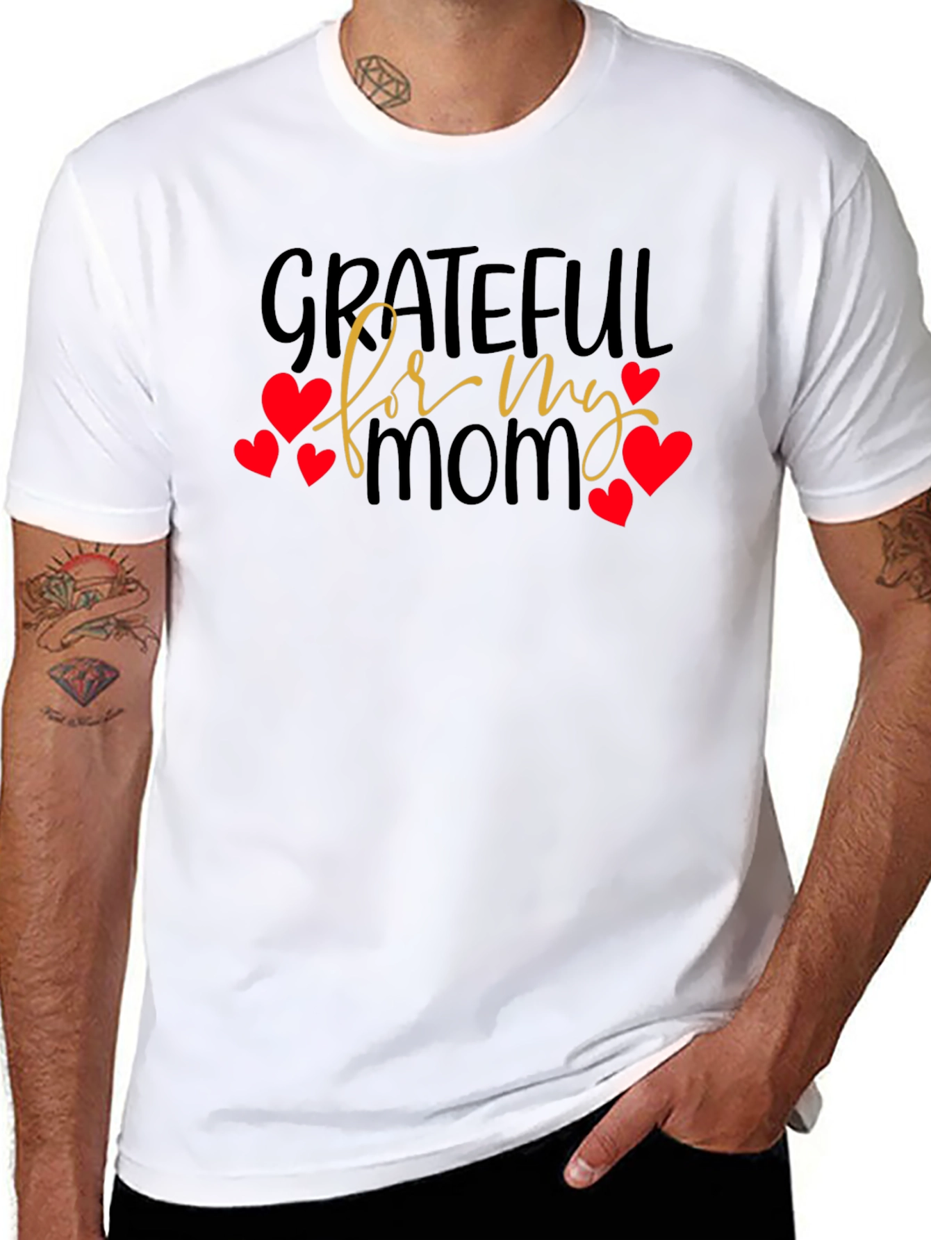 Grateful for My Mom Graphic T-Shirt