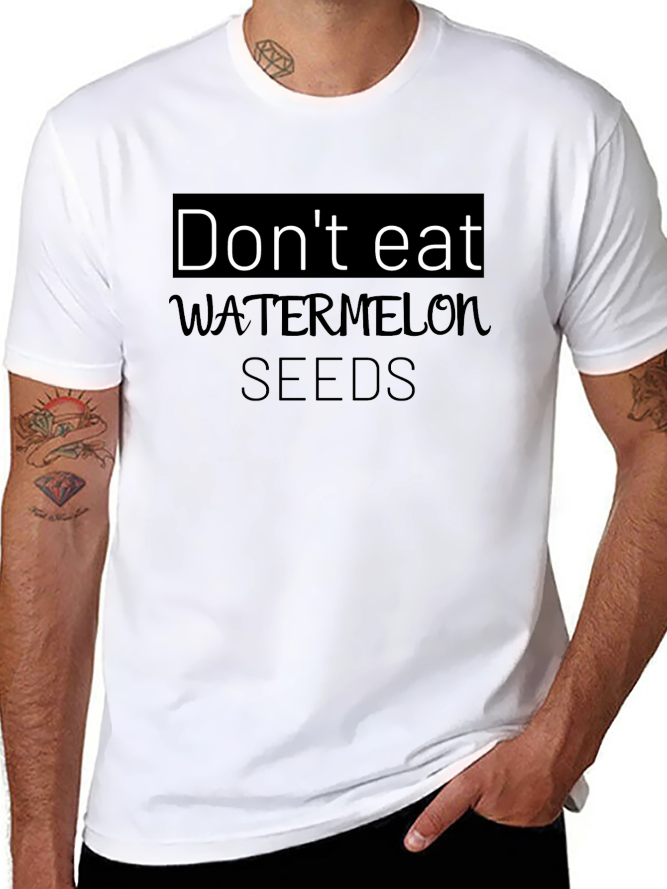 Dont Eat Watermelon Seeds Graphic Tee