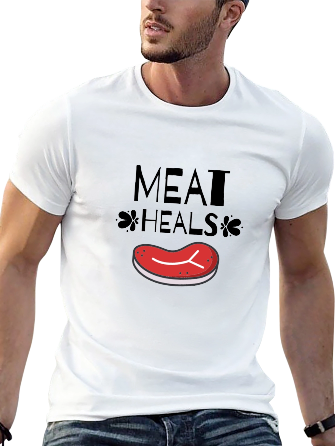 Meat Heals Graphic Tee - Premium Quality