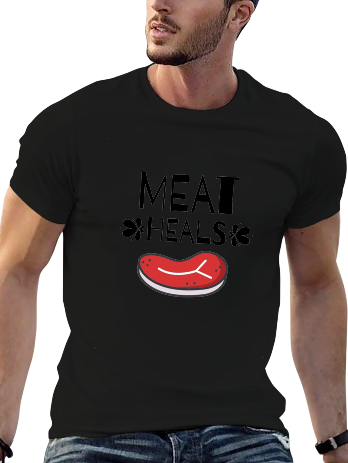 Meat Heals Graphic Tee - Premium Quality