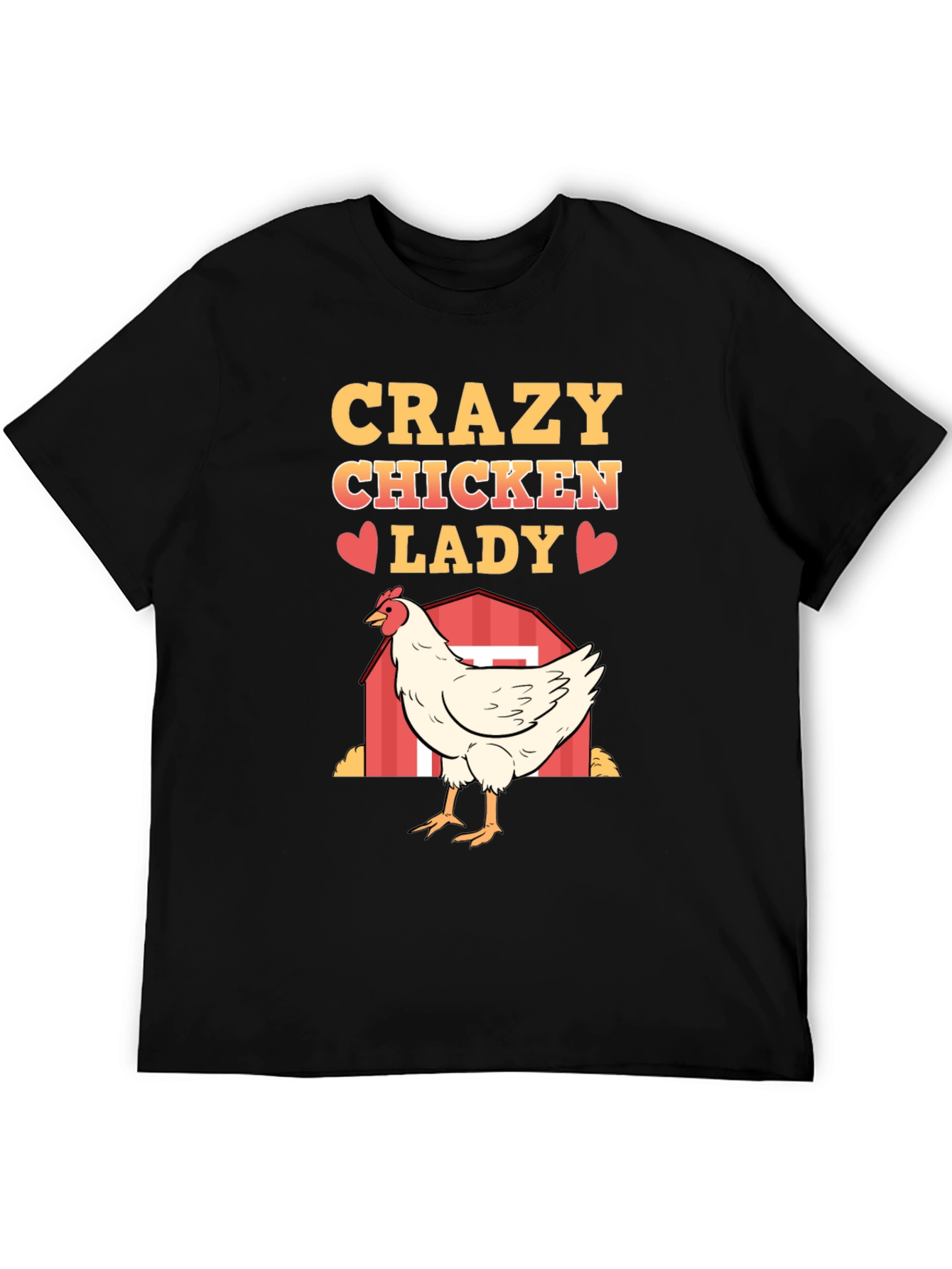 Crazy Chicken Lady T-Shirt - Chicken Lover Gift