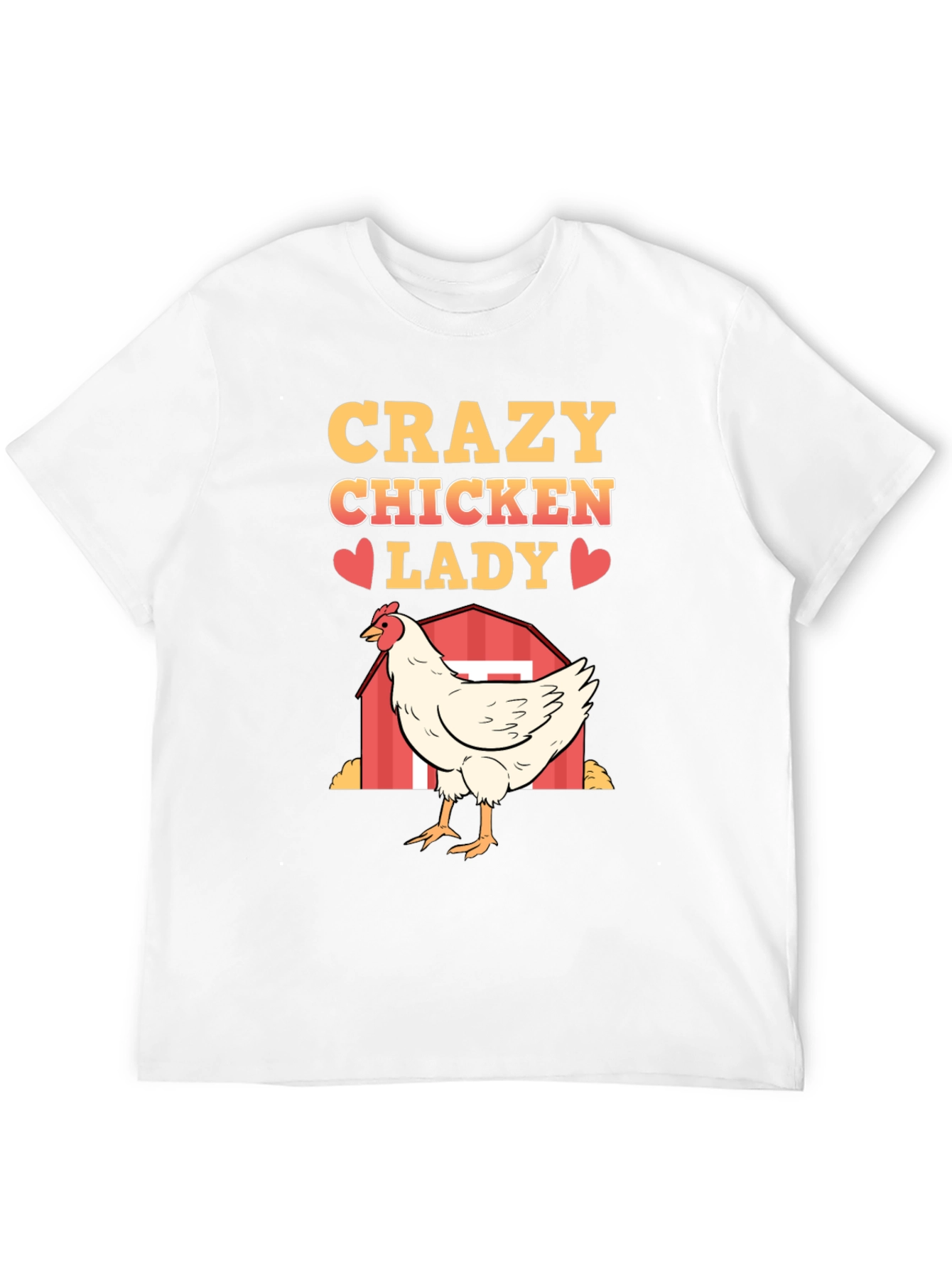Crazy Chicken Lady T-Shirt - Chicken Lover Gift