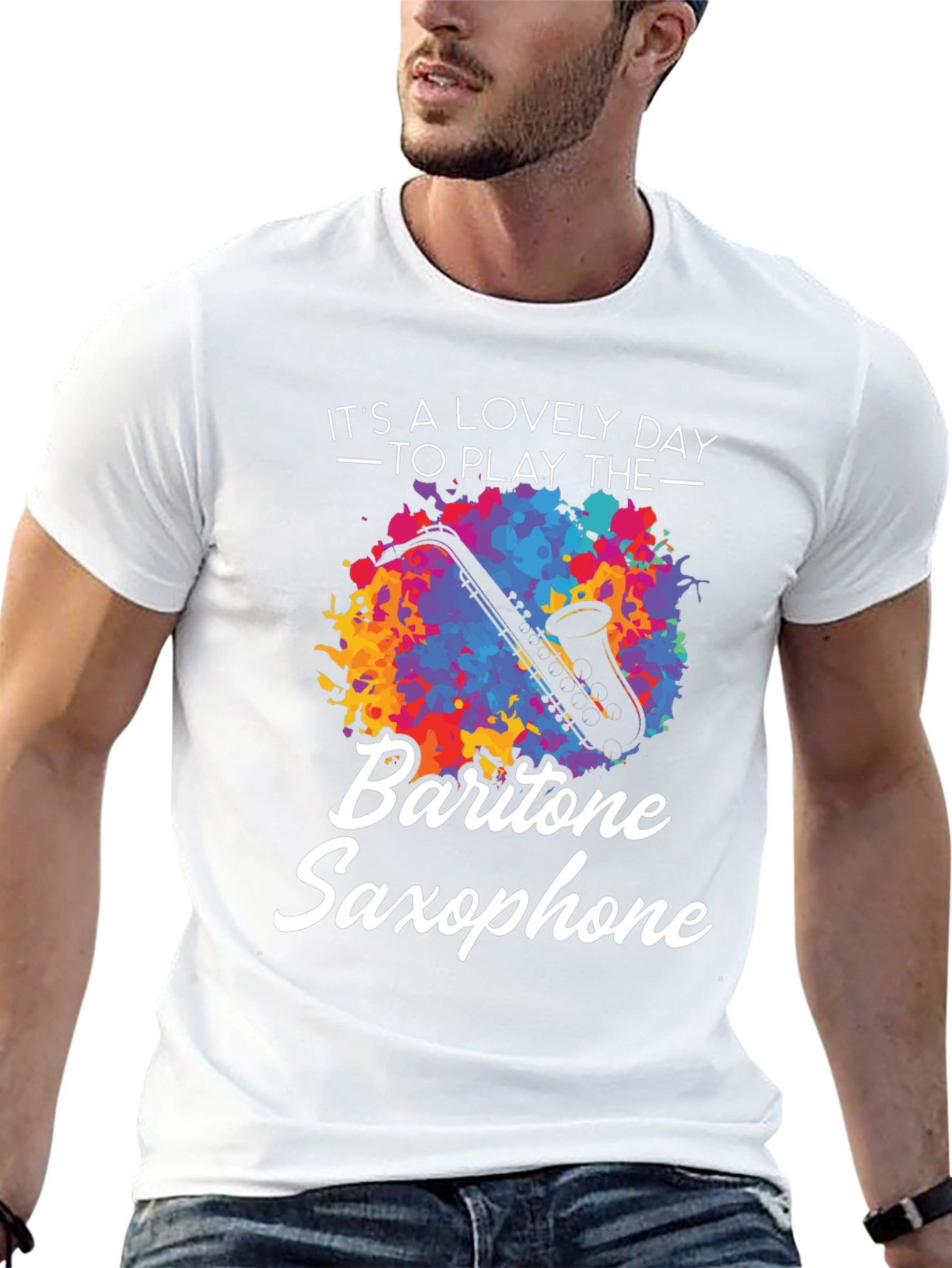 Baritone Saxophone T-Shirt - Musicians Delight