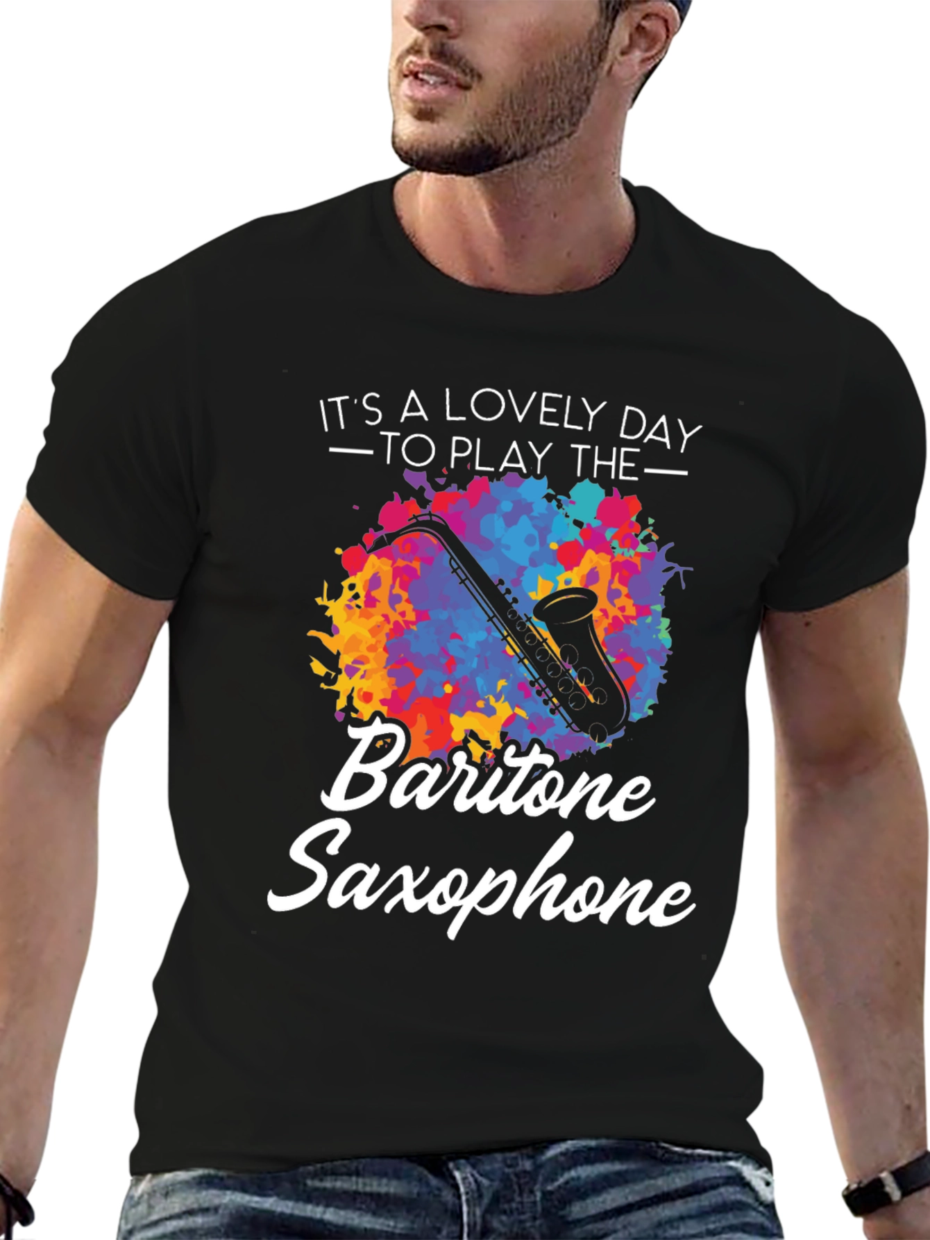 Baritone Saxophone T-Shirt - Musicians Delight