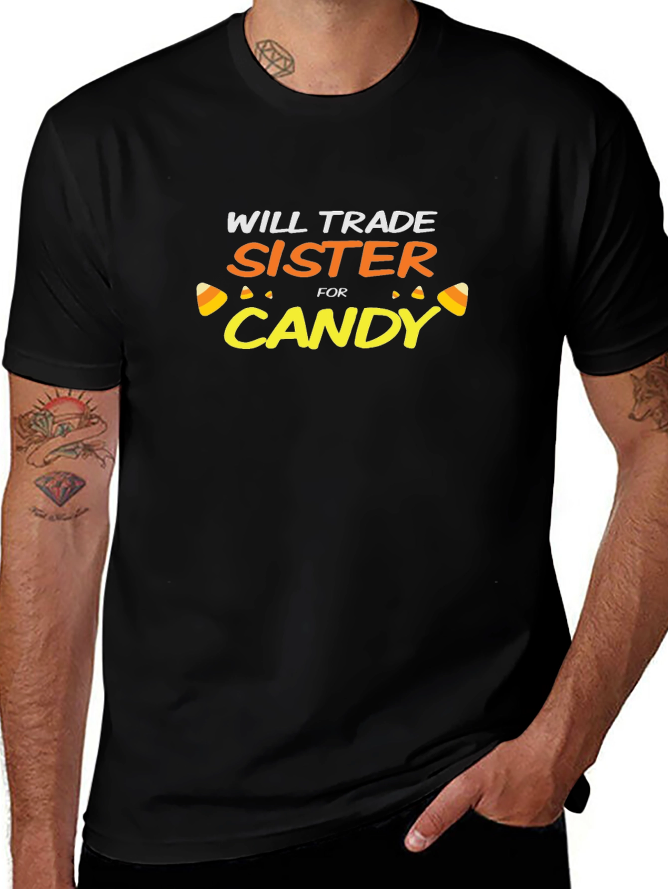 Will Trade Sister for Candy Halloween T-Shirt