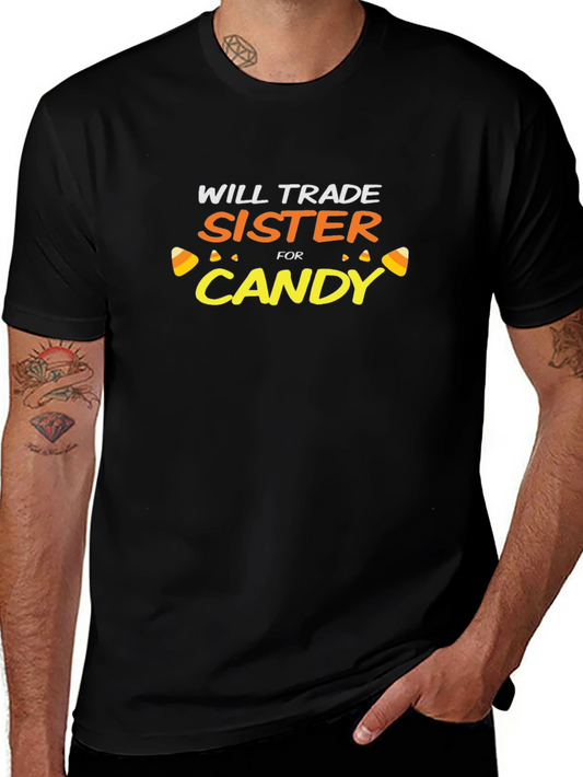 Will Trade Sister for Candy Halloween T-Shirt