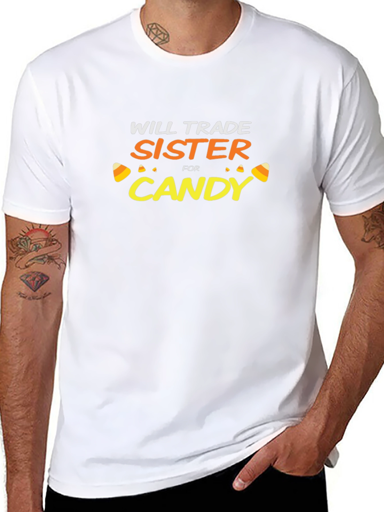 Will Trade Sister for Candy Halloween T-Shirt