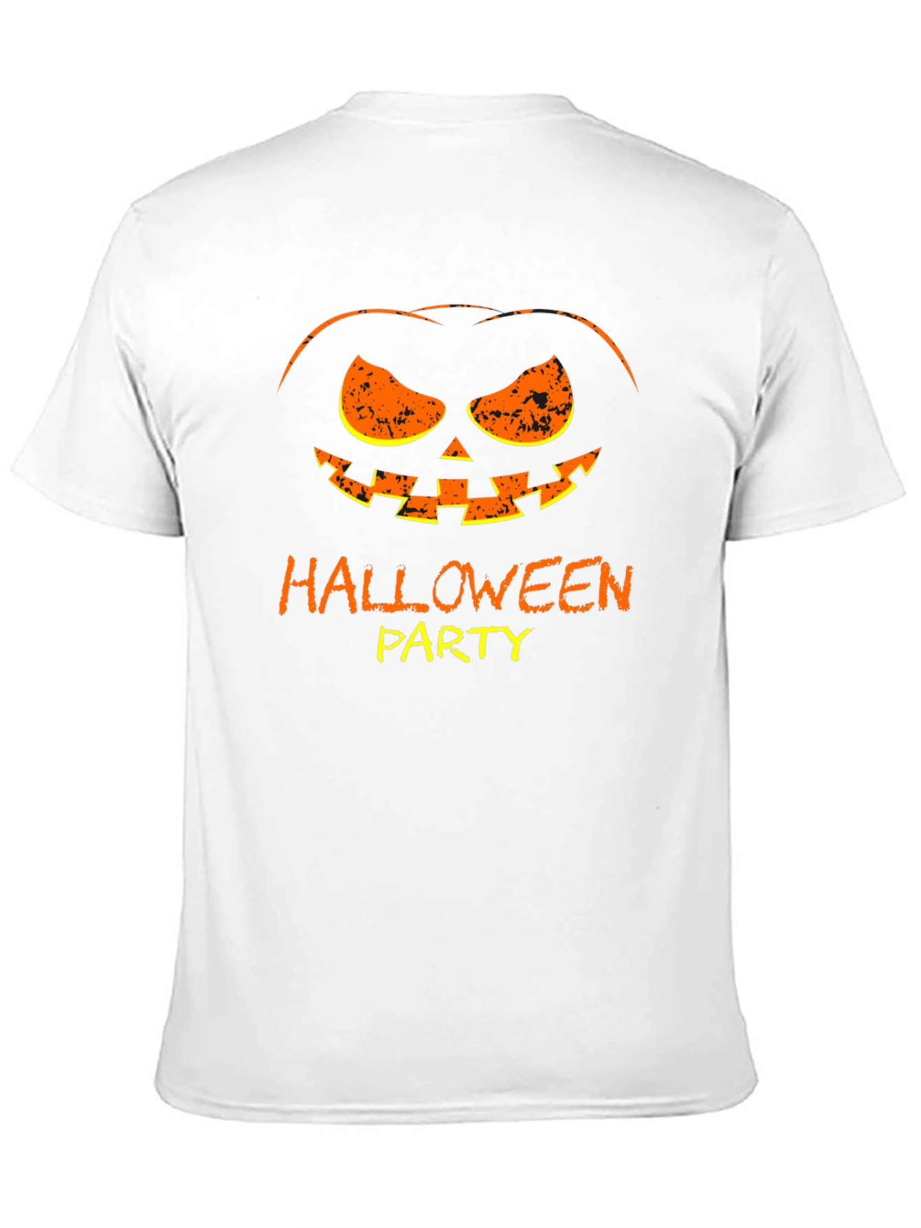 Halloween Party Pumpkin Face Graphic Tee