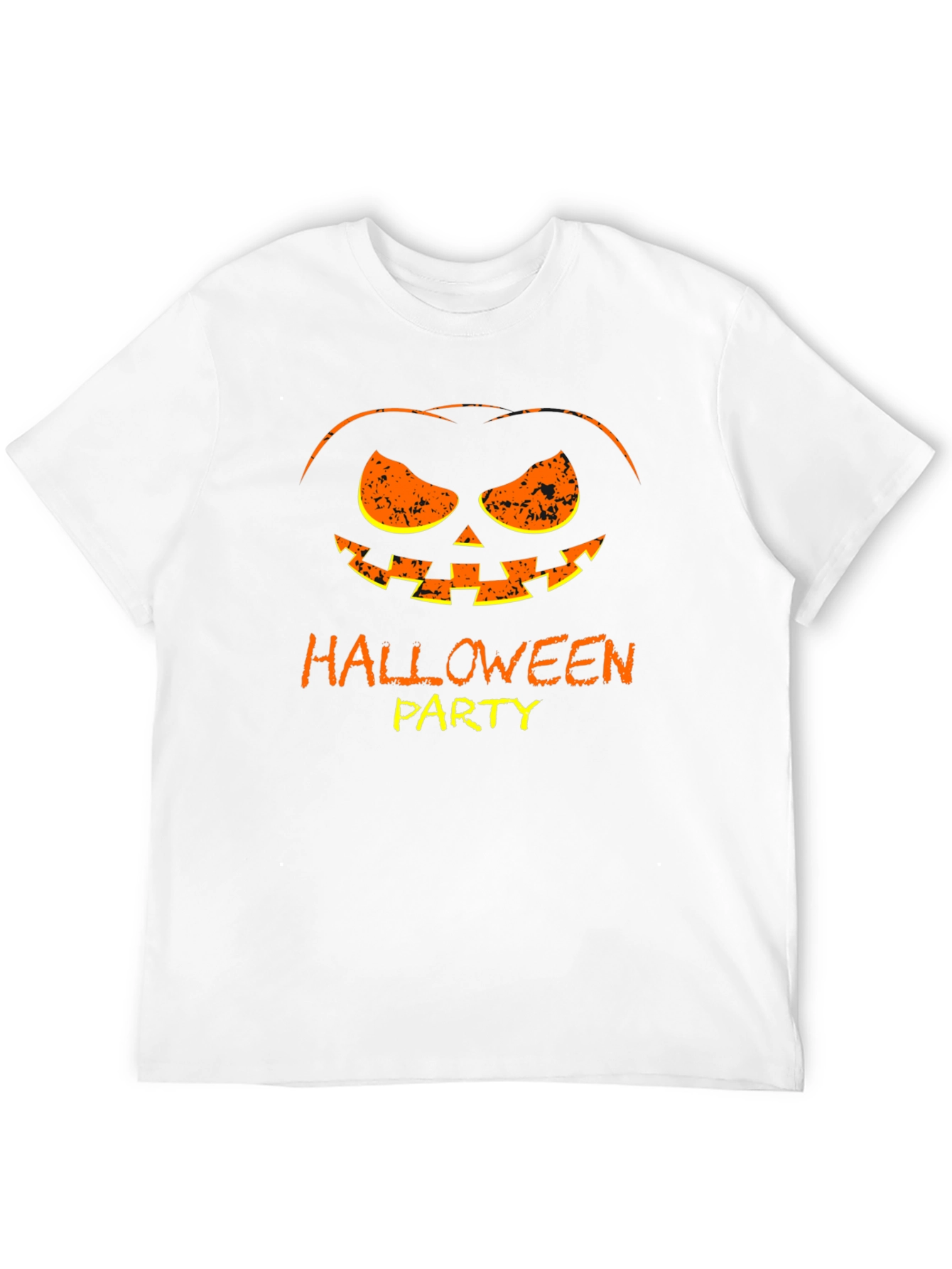 Halloween Party Pumpkin Face Graphic Tee