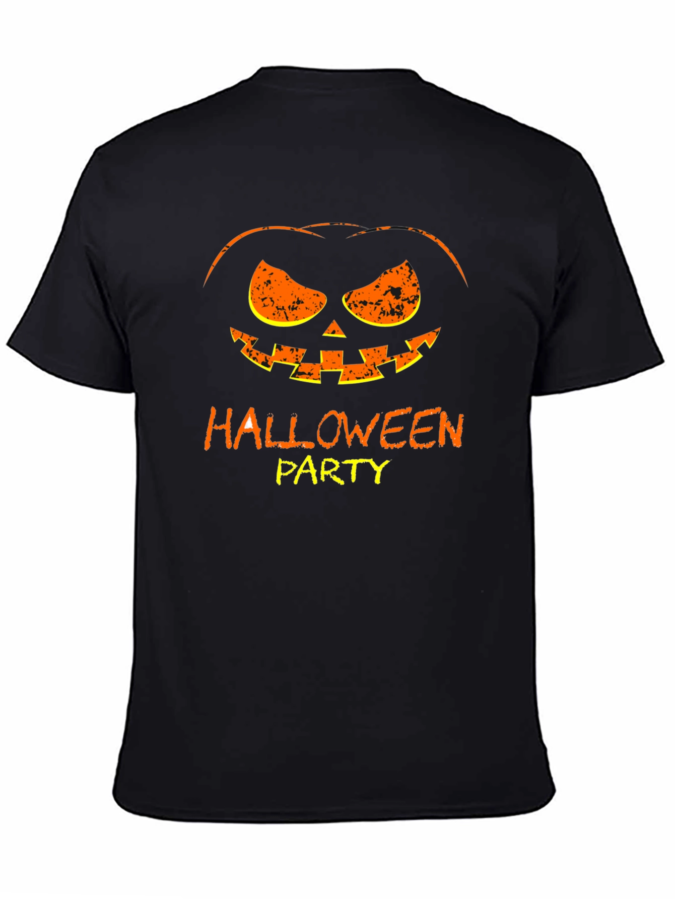 Halloween Party Pumpkin Face Graphic Tee