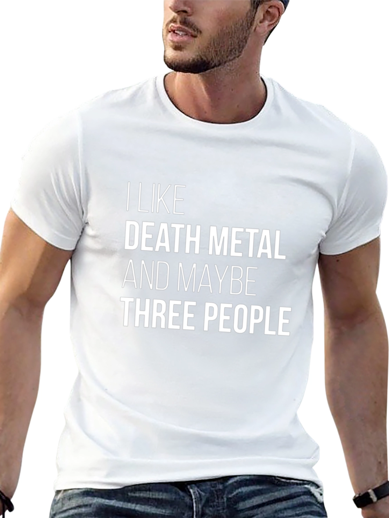 Death Metal T-Shirt - Introvert Humor Tee