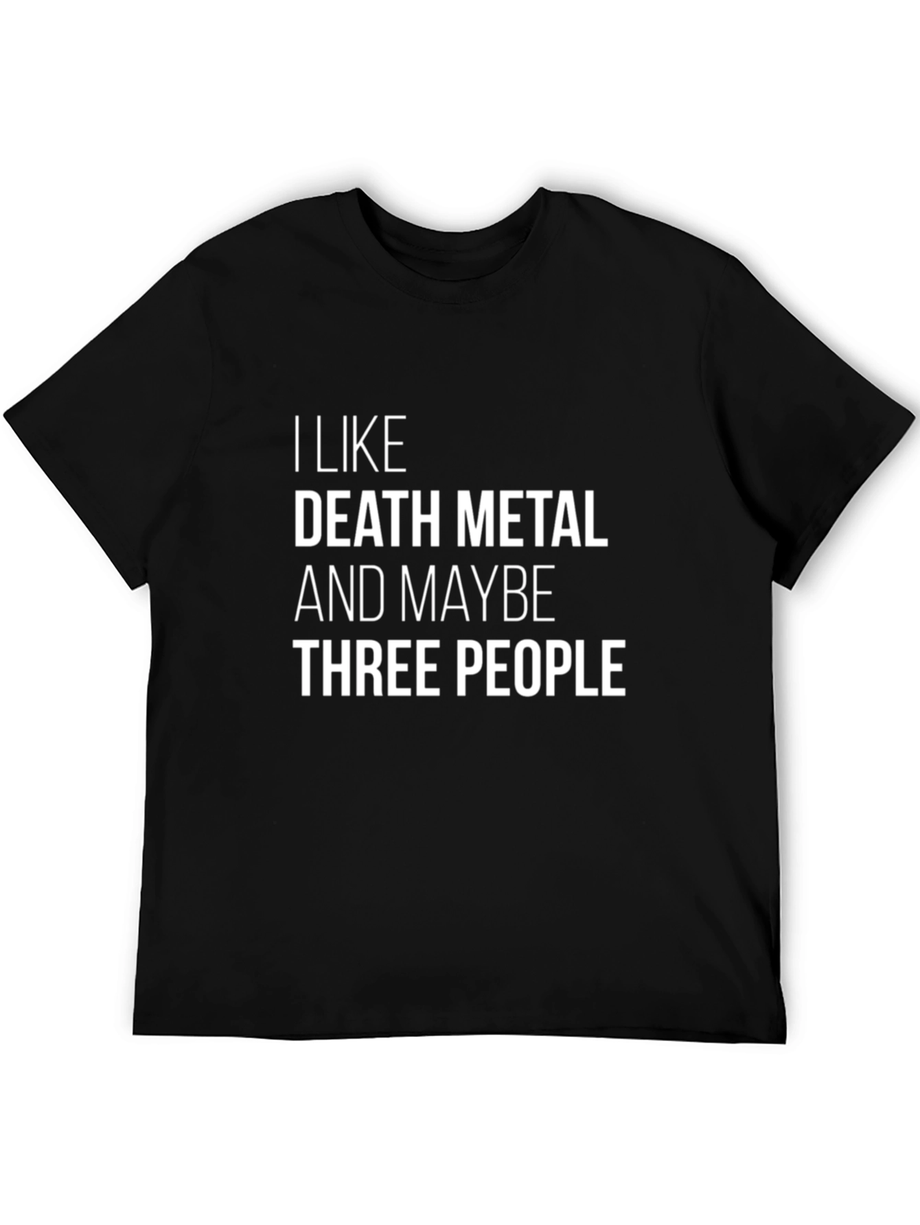 Death Metal T-Shirt - Introvert Humor Tee