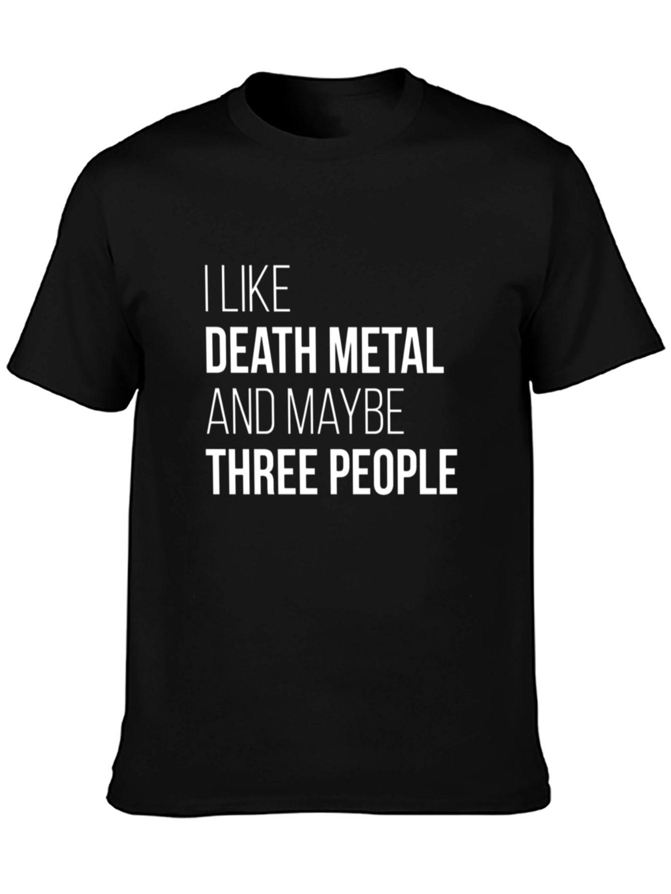 Death Metal T-Shirt - Introvert Humor Tee