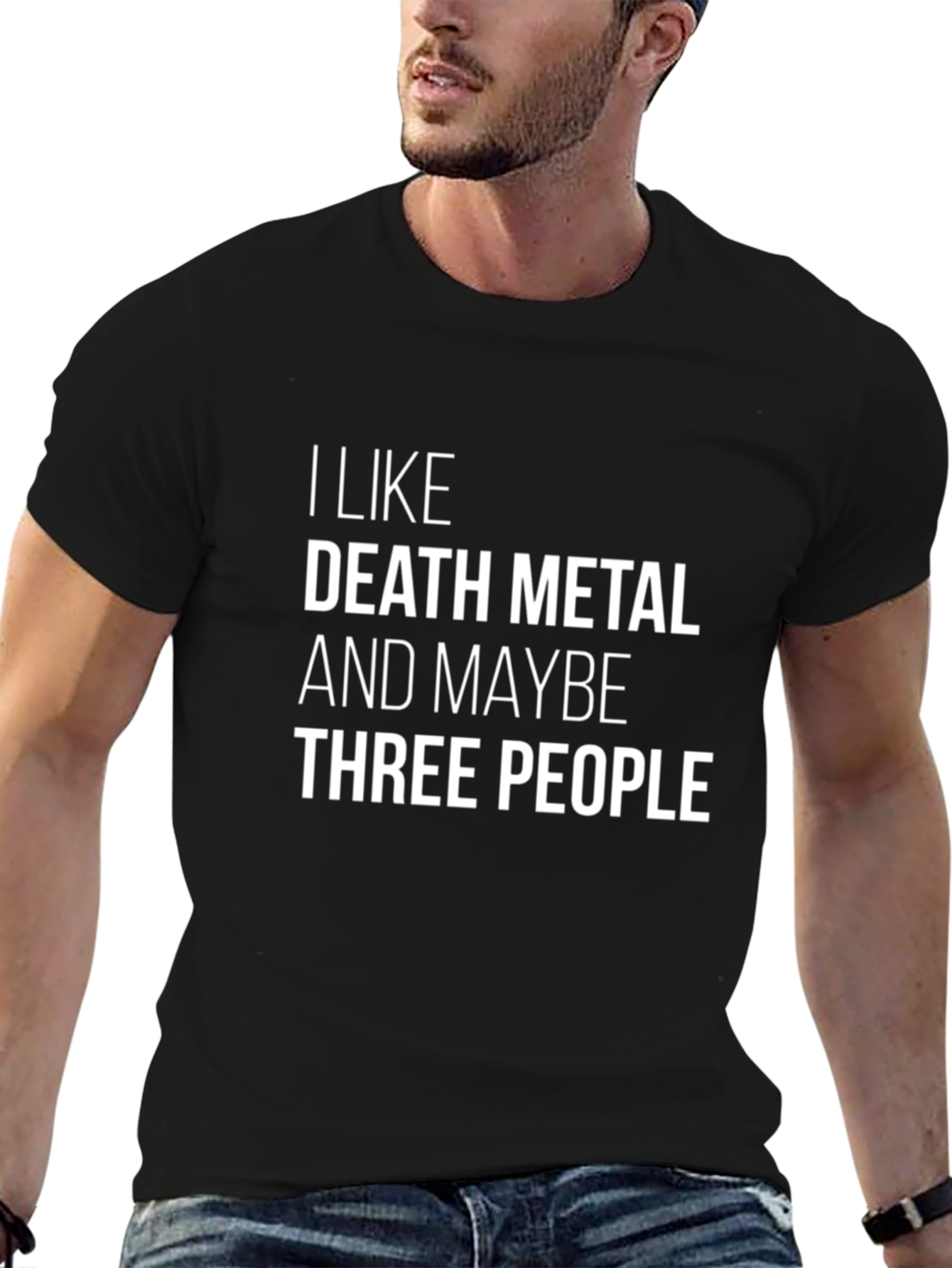 Death Metal T-Shirt - Introvert Humor Tee