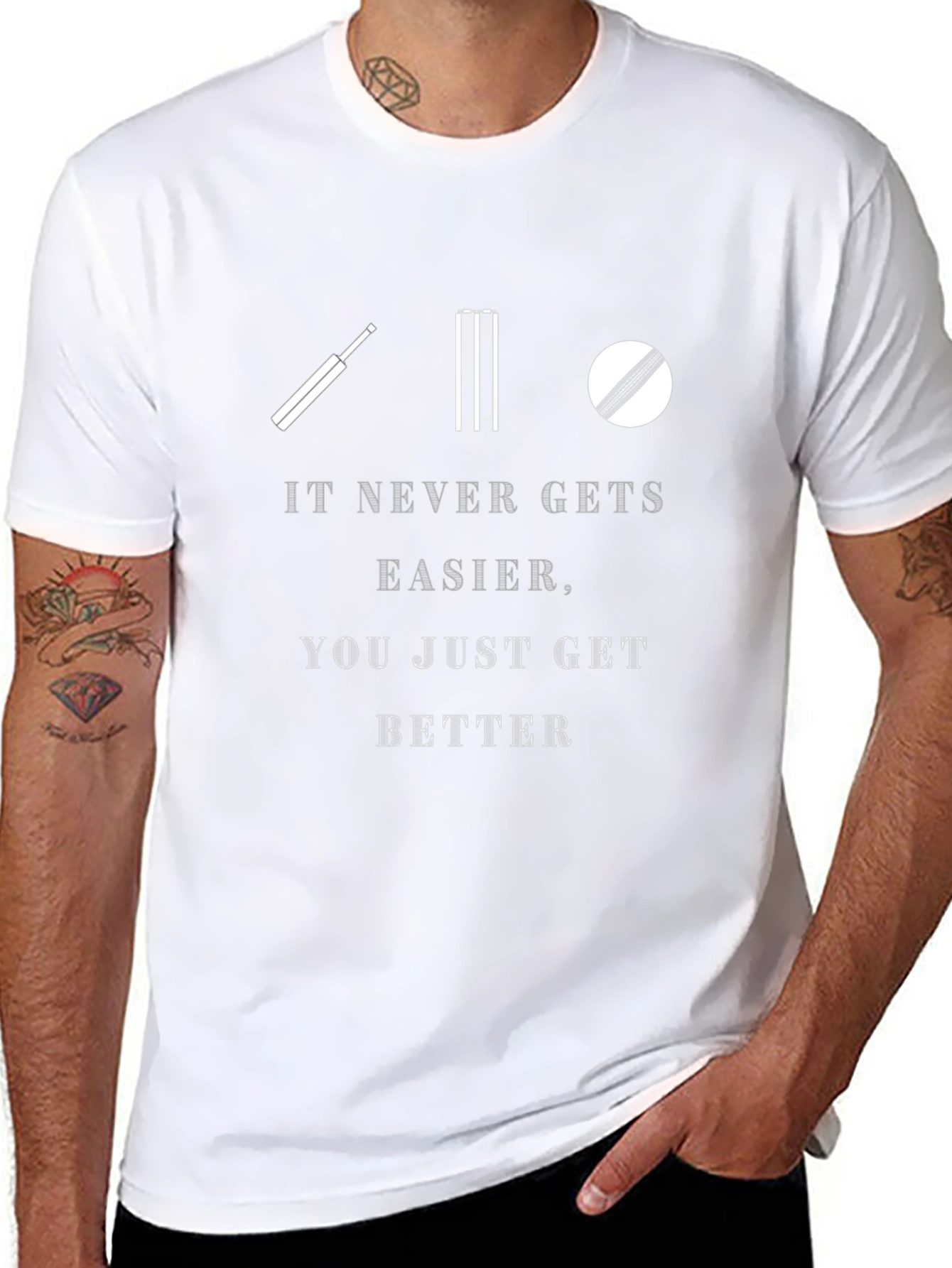 Cricket Motivation Graphic T-Shirt