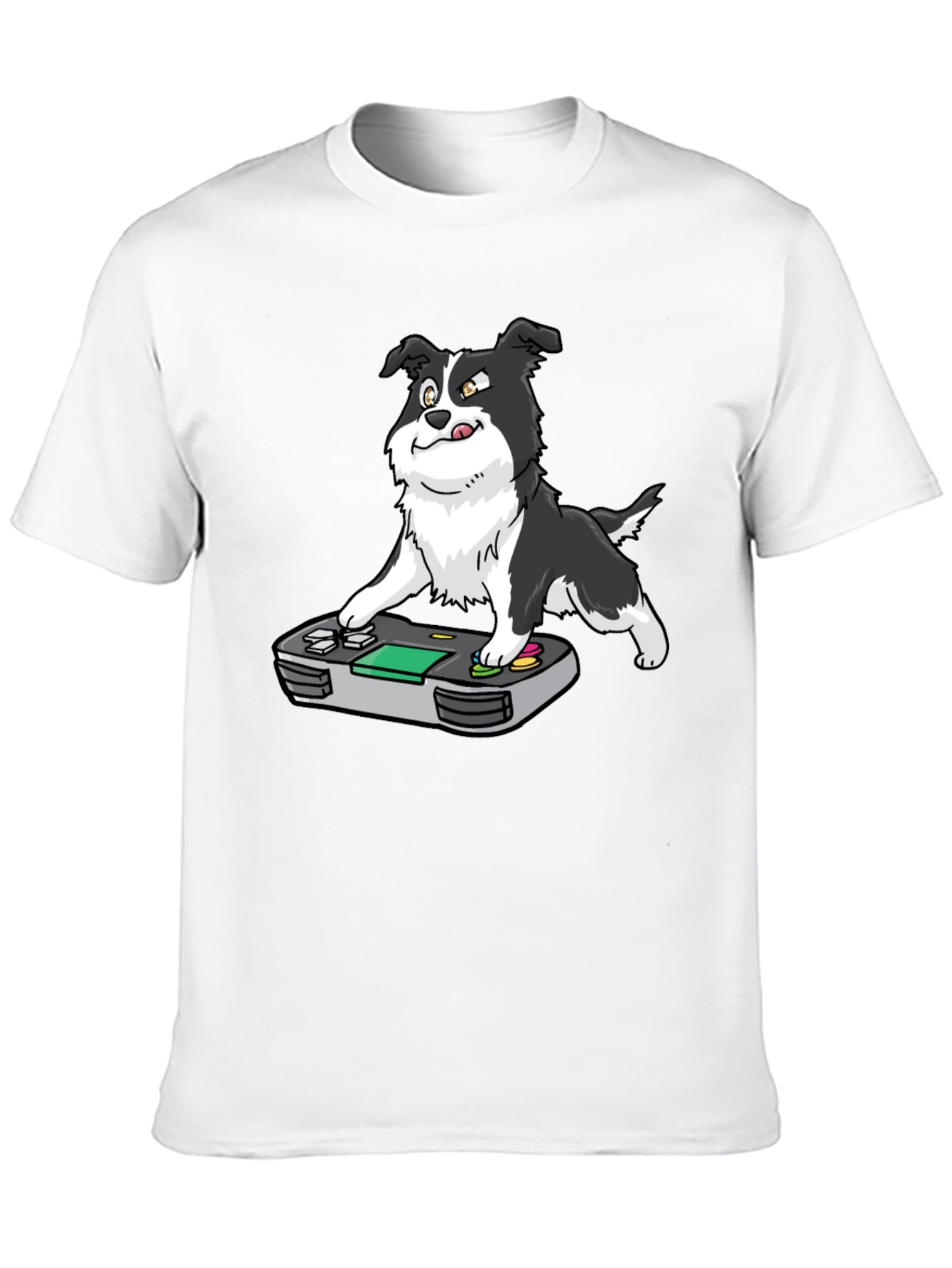 Gamer Dog T-Shirt - Border Collie Controller