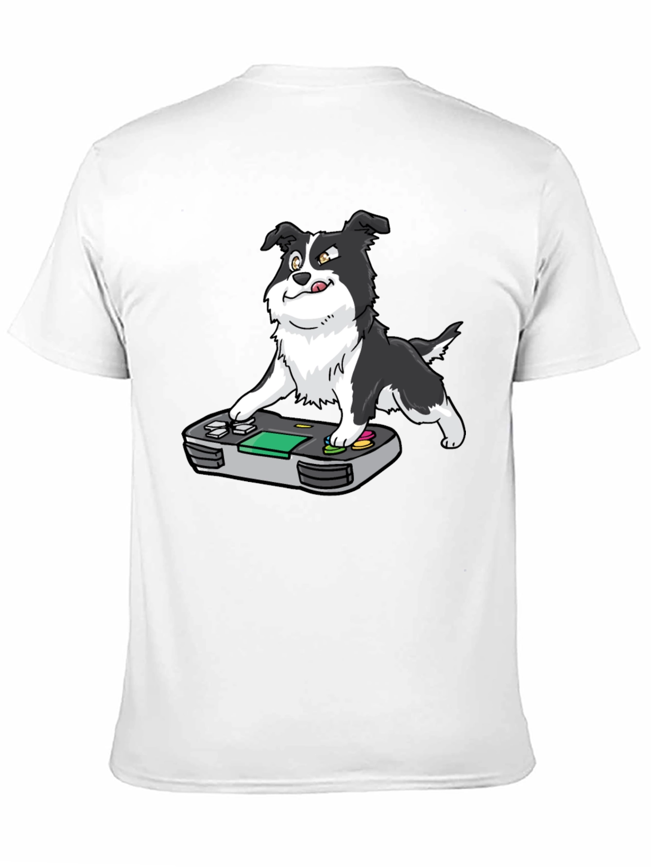 Gamer Dog T-Shirt - Border Collie Controller