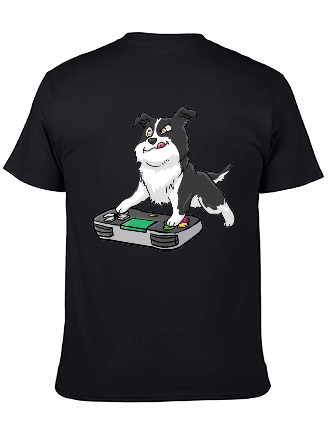 Gamer Dog T-Shirt - Border Collie Controller