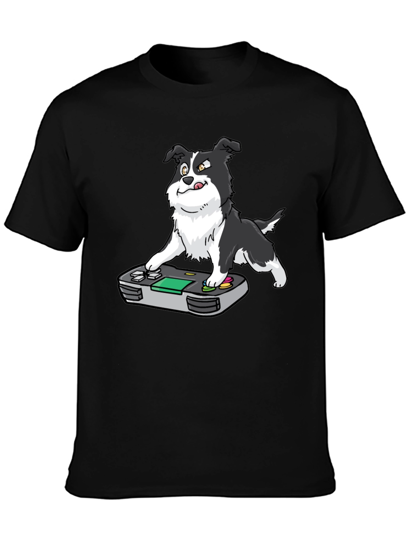 Gamer Dog T-Shirt - Border Collie Controller