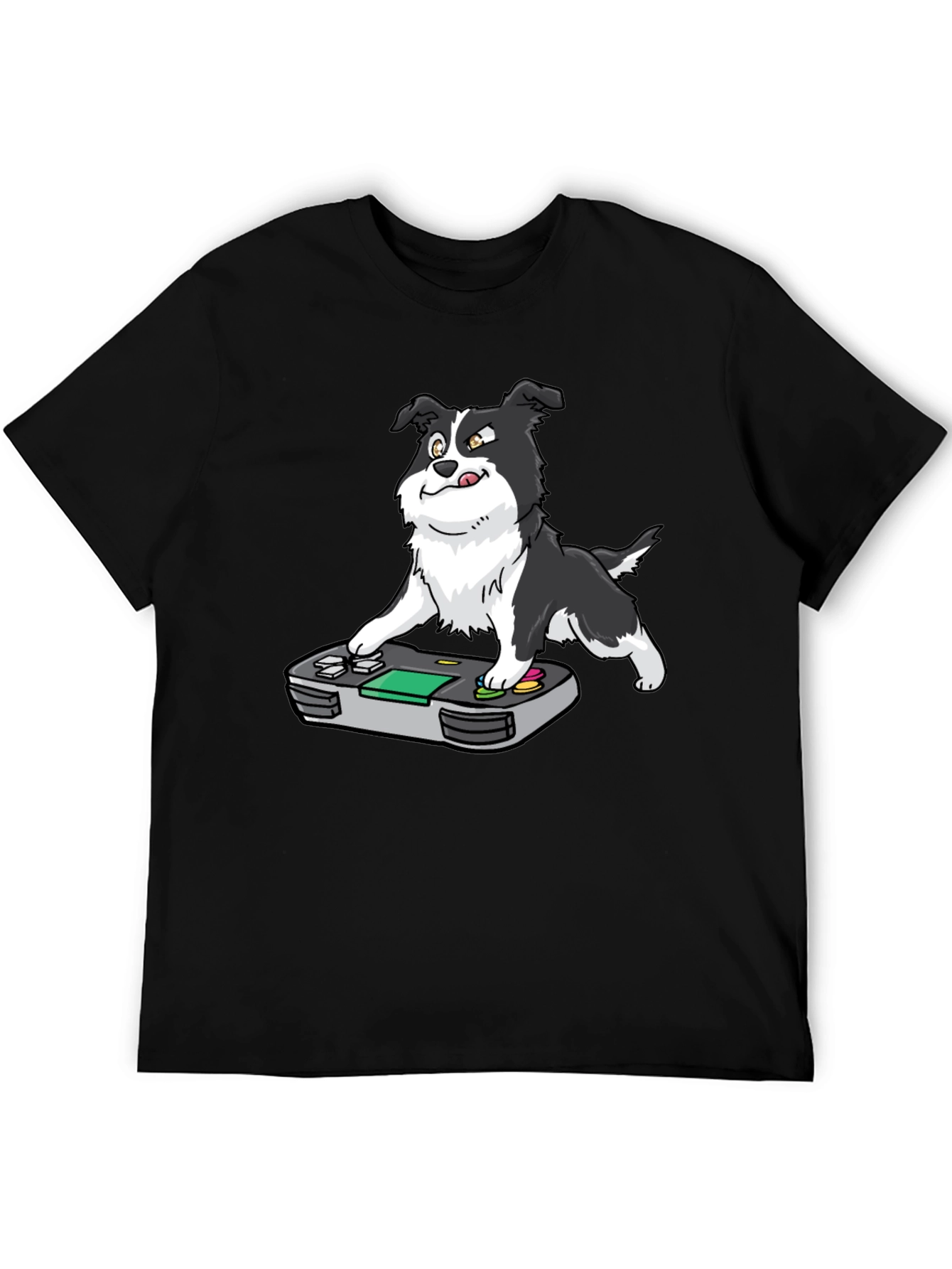 Gamer Dog T-Shirt - Border Collie Controller
