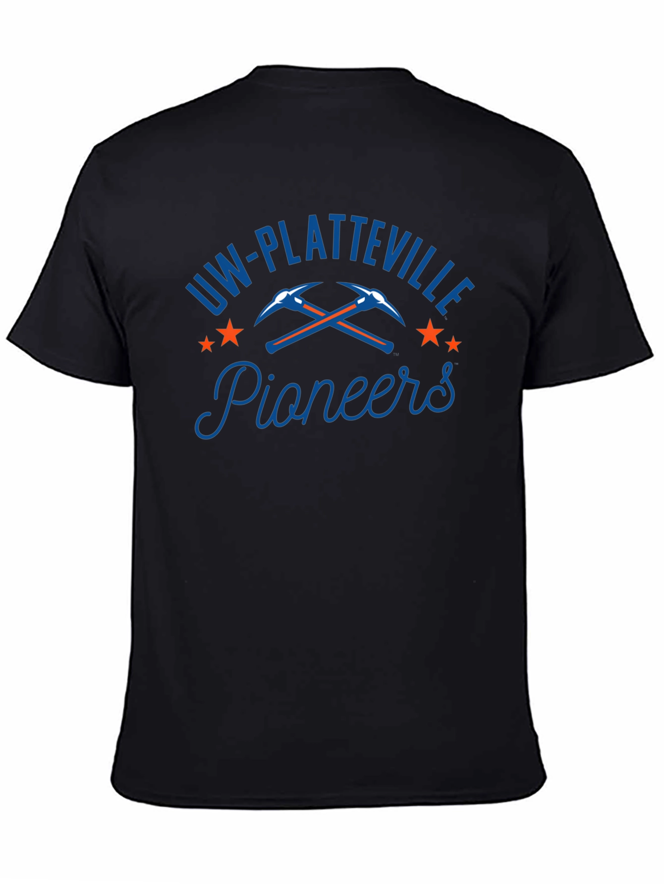 UW-Platteville Pioneers Black T-Shirt
