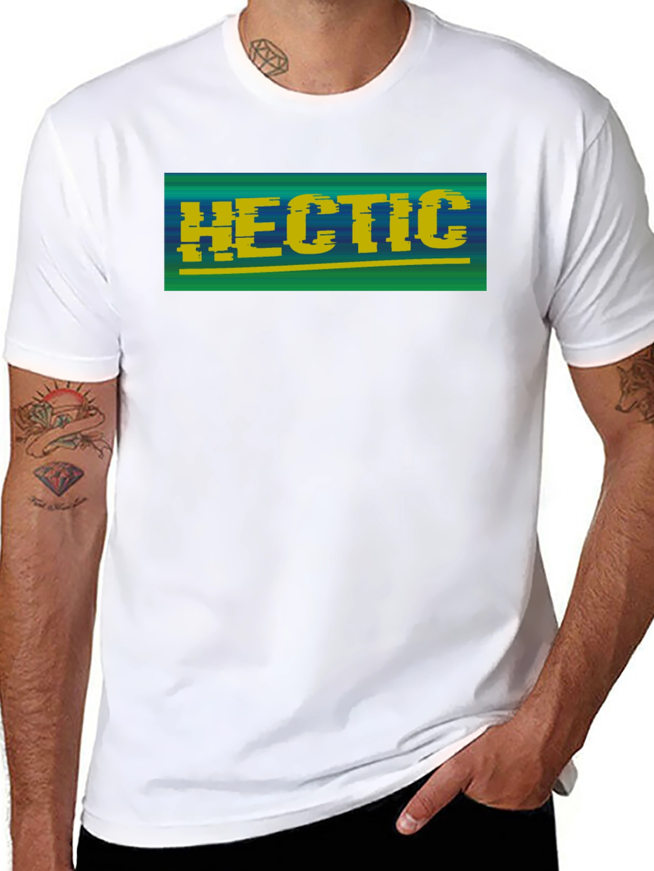 Hectic Retro Graphic T-Shirt - Casual Cool