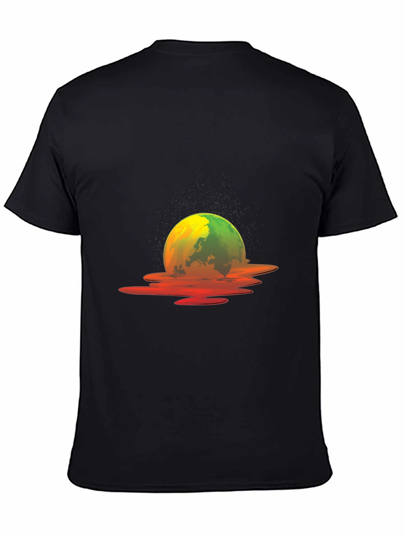 Melting Earth Graphic Tee - Global Warming Awareness