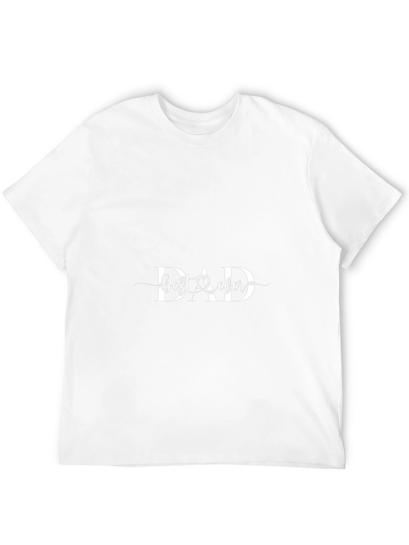 Best Dad Ever Graphic Tee - Black Cotton T-Shirt