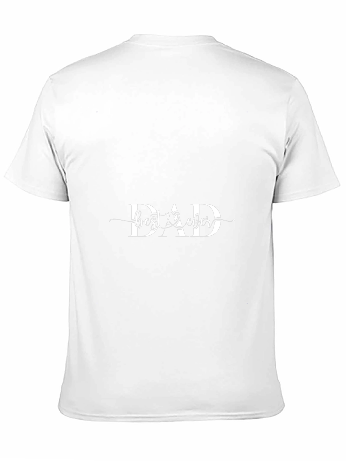 Best Dad Ever Graphic Tee - Black Cotton T-Shirt