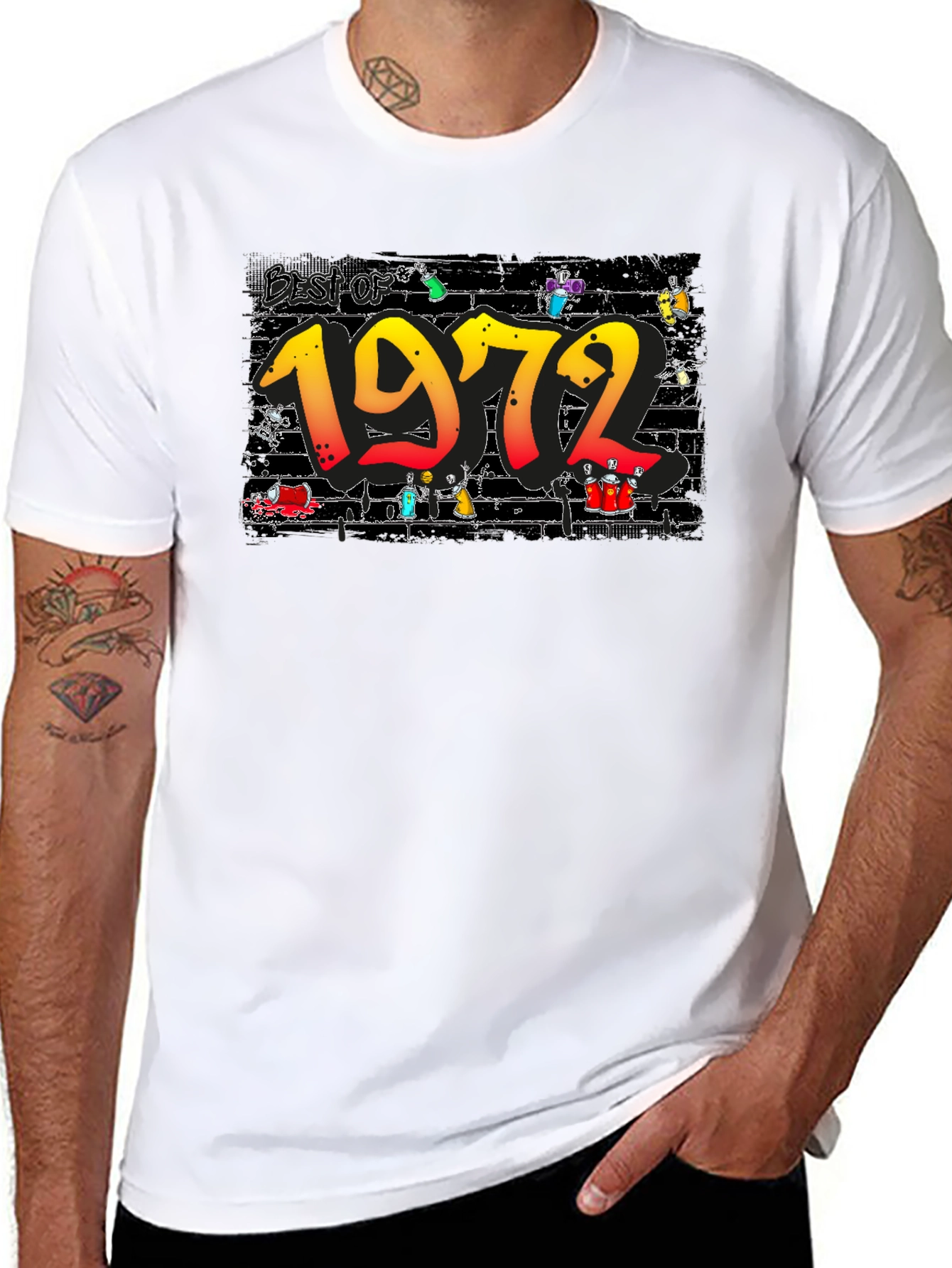Best of 1972 Black T-Shirt