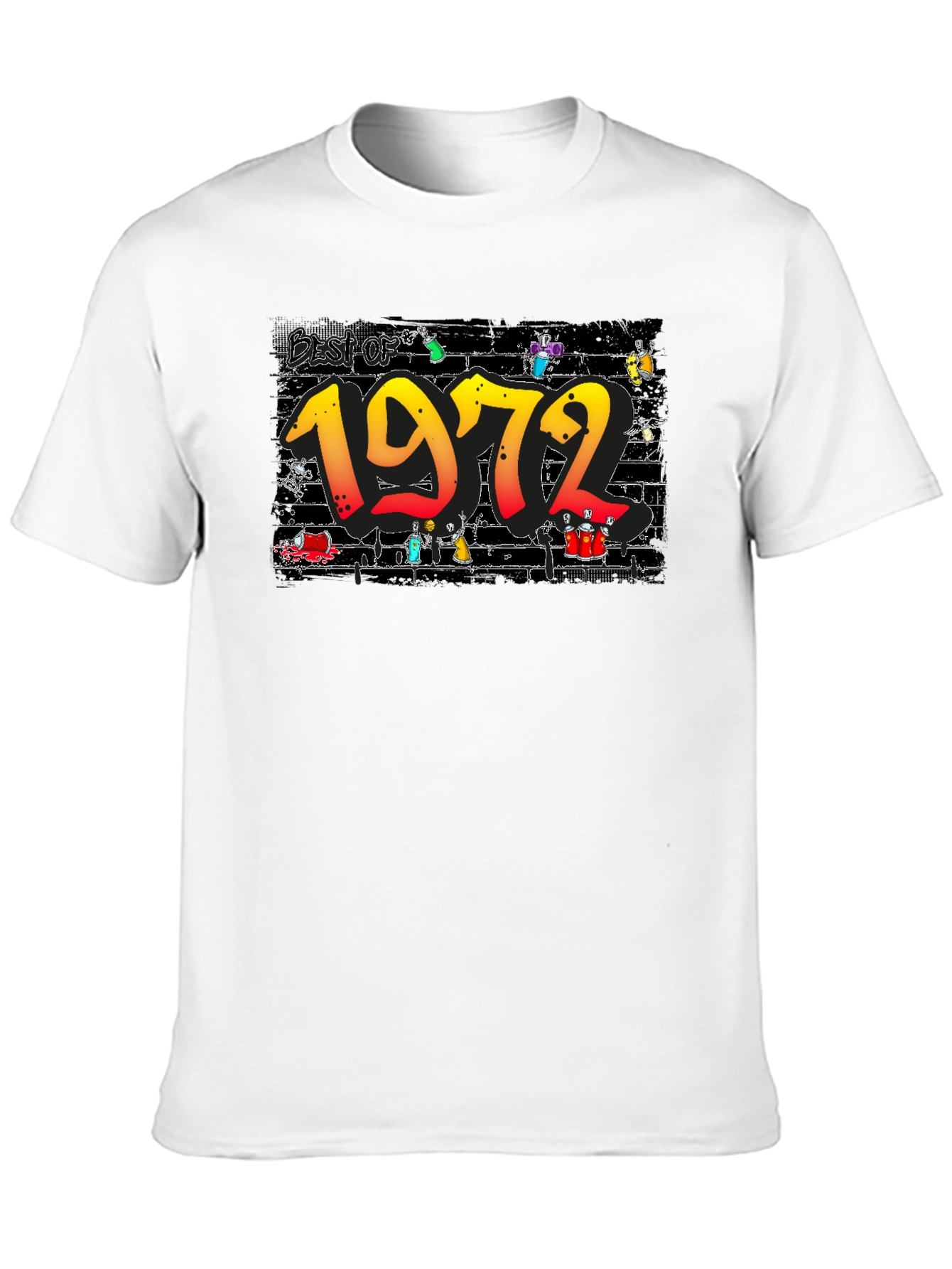 Best of 1972 Black T-Shirt