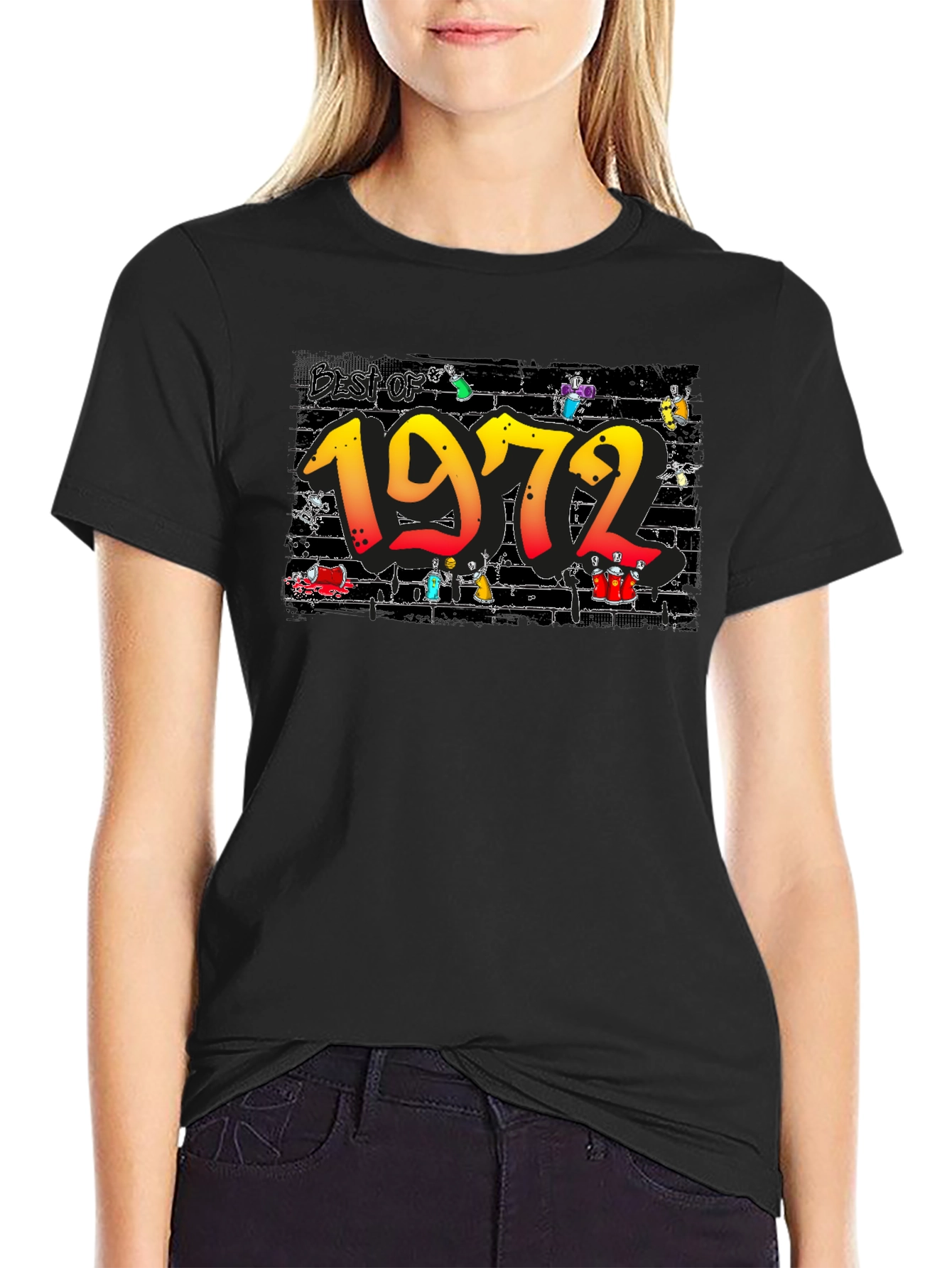 Best of 1972 Black T-Shirt
