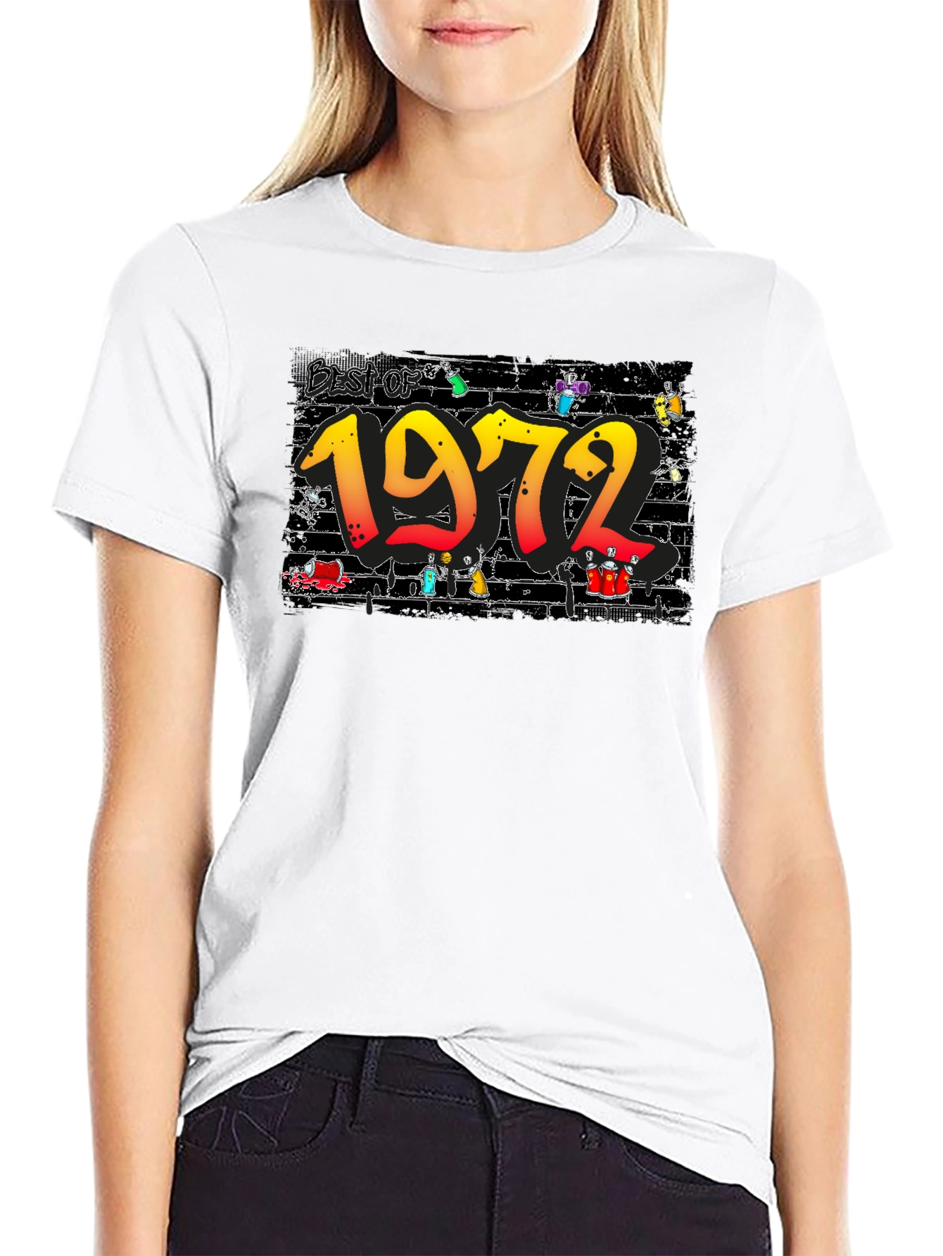 Best of 1972 Black T-Shirt