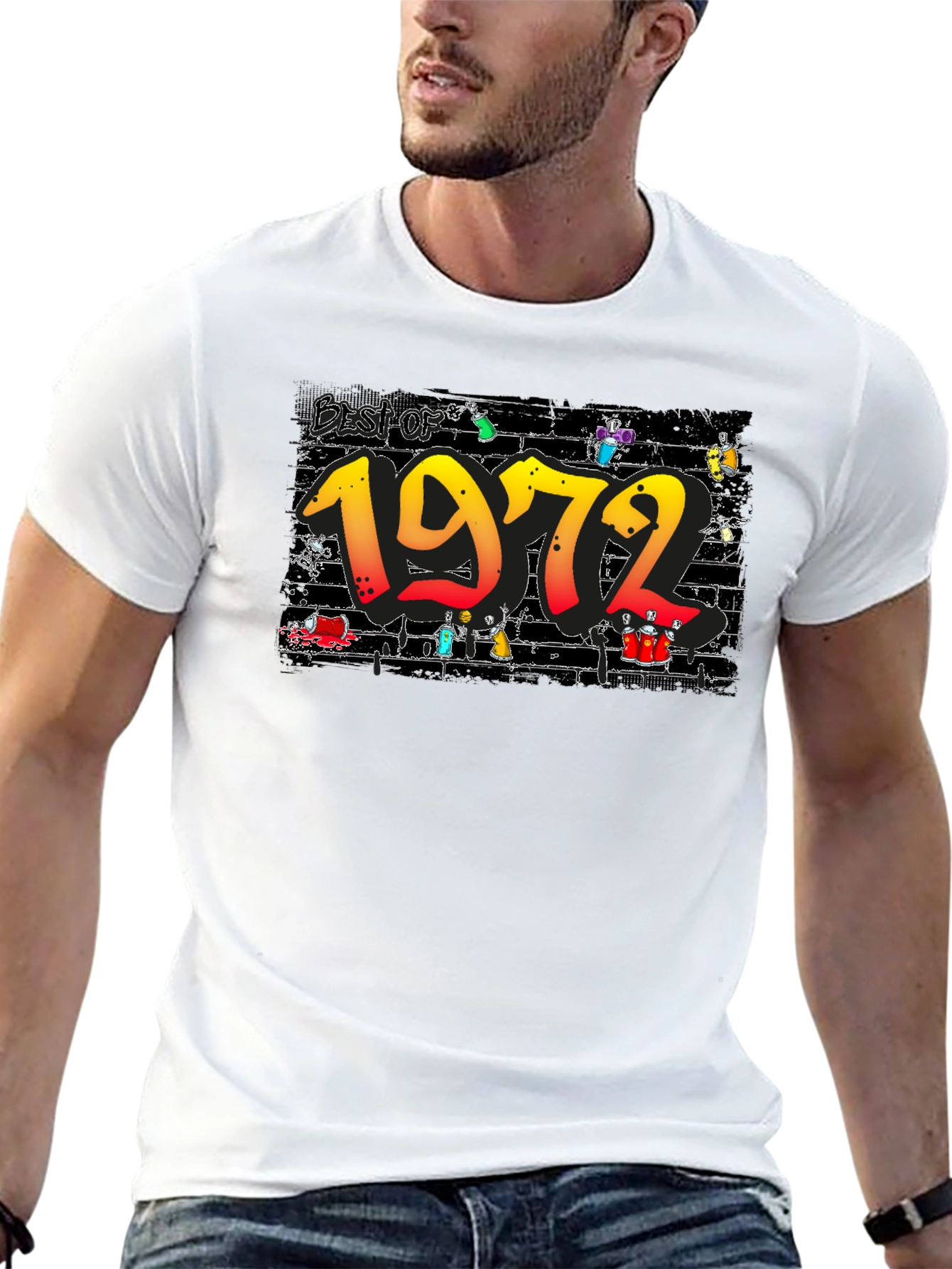 Best of 1972 Black T-Shirt